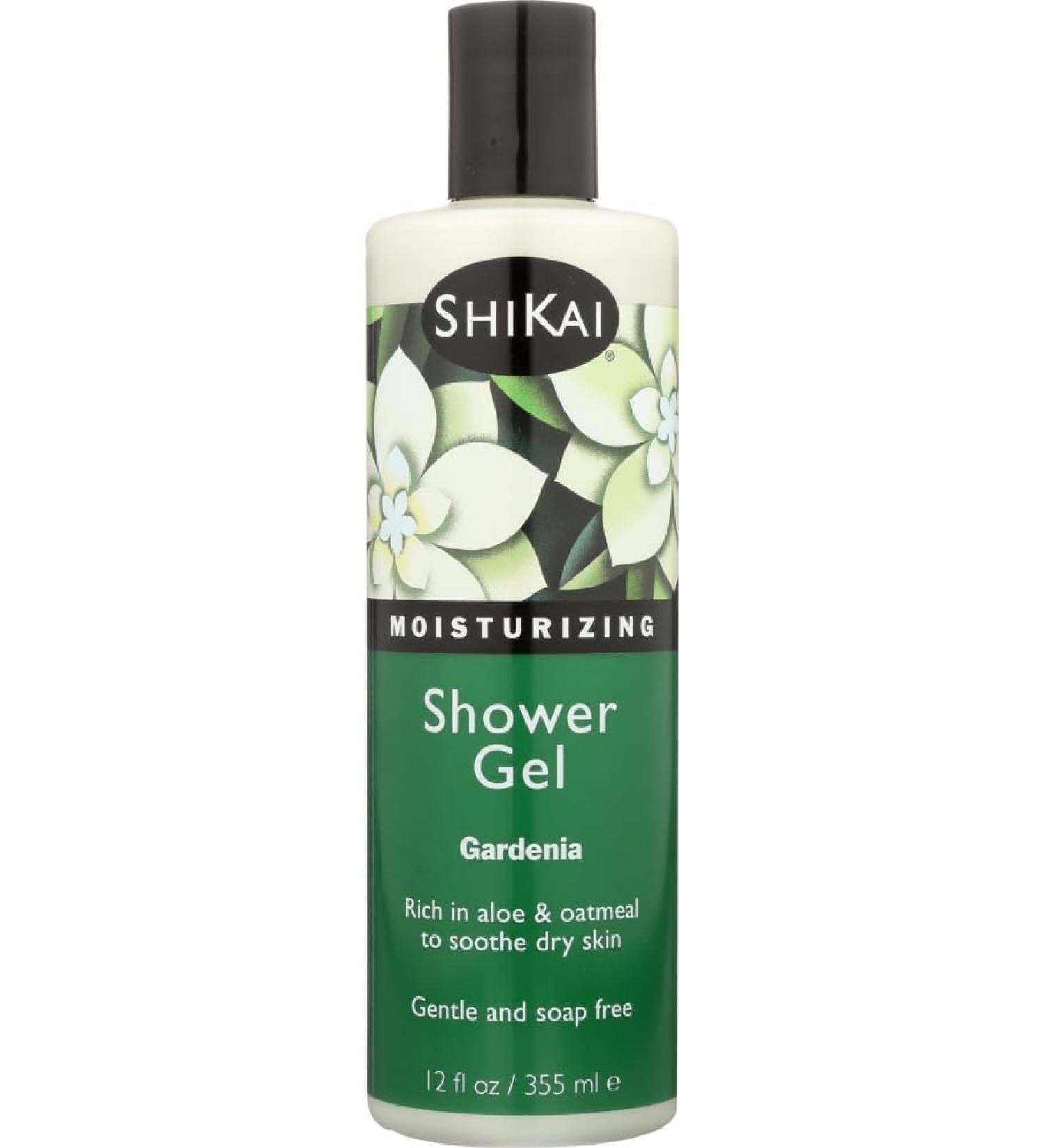 SHIKAI Gardenia Shower Gel 12oz - Premium Natural Body Wash for Hydration & Refreshment | Buy Internationally - Buy Online on GoSupps.com