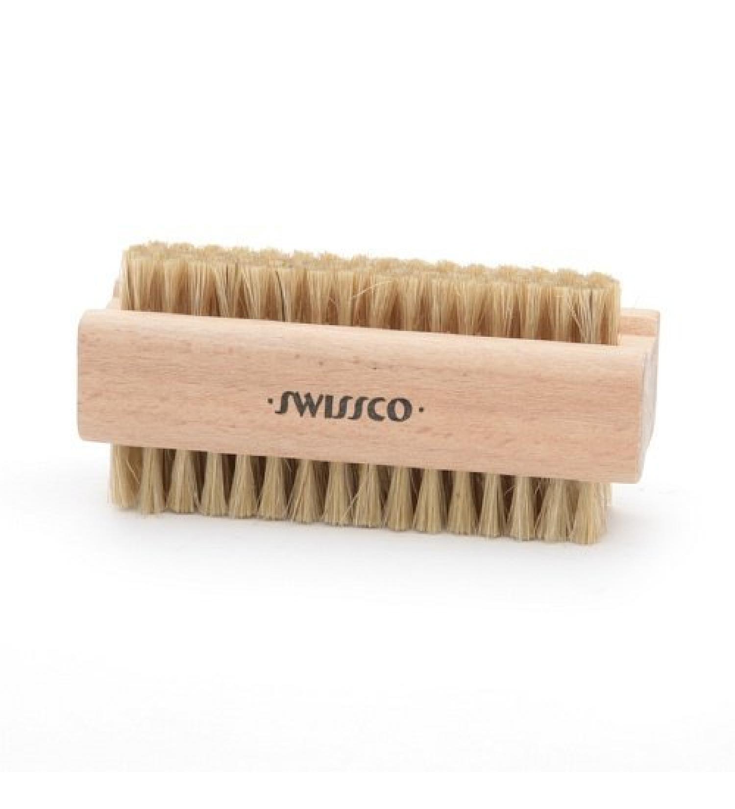 Swissco Wooden Nail Brush Natural Bristle