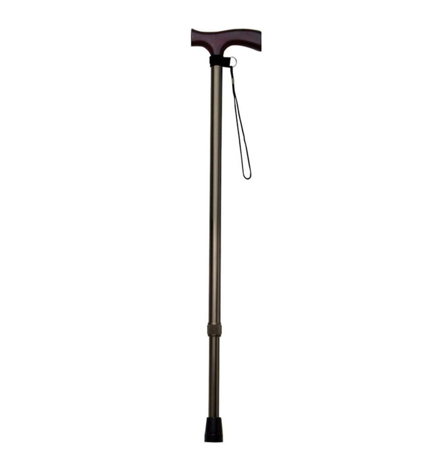 Crutches Retractable Old Man's Stick Solid Wood Handle Anti-Skid Walking aid Crutches Journey - Buy Online on GoSupps.com