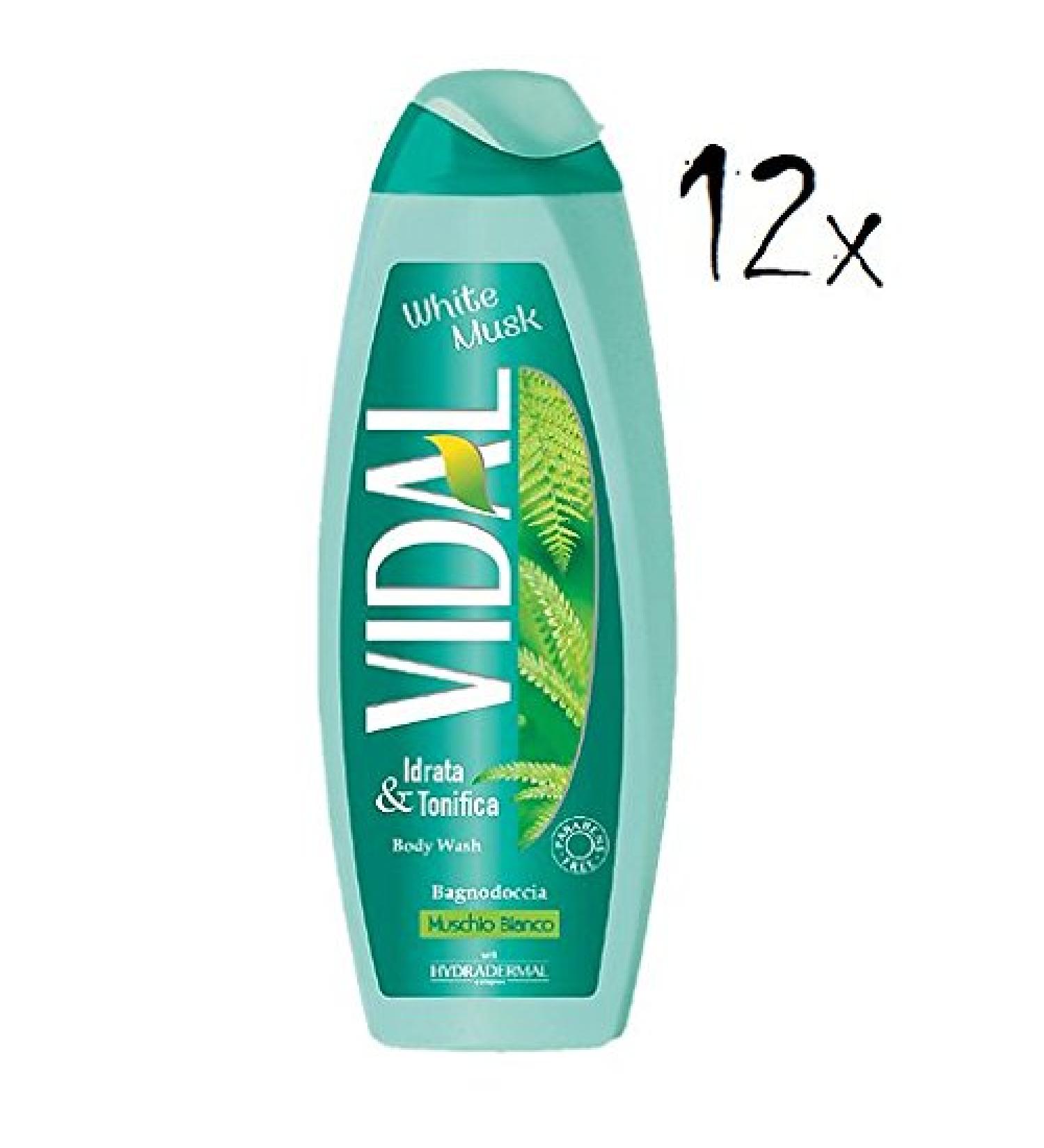 Vidal Musk White Bubble Bath 500ml Pack of 12