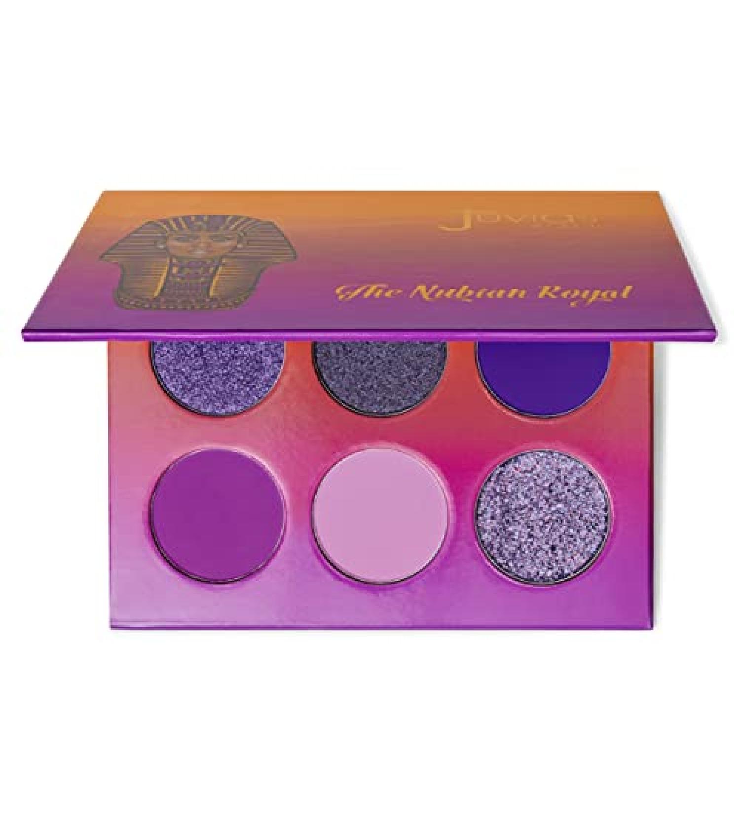 Juvia's Place Royal Purple and Lilac Eyeshadow Palette - Pigmented Eye Makeup for Professional Looks - 6 Shades Pressed Eyeshadow Palette - Buy Online on GoSupps.com