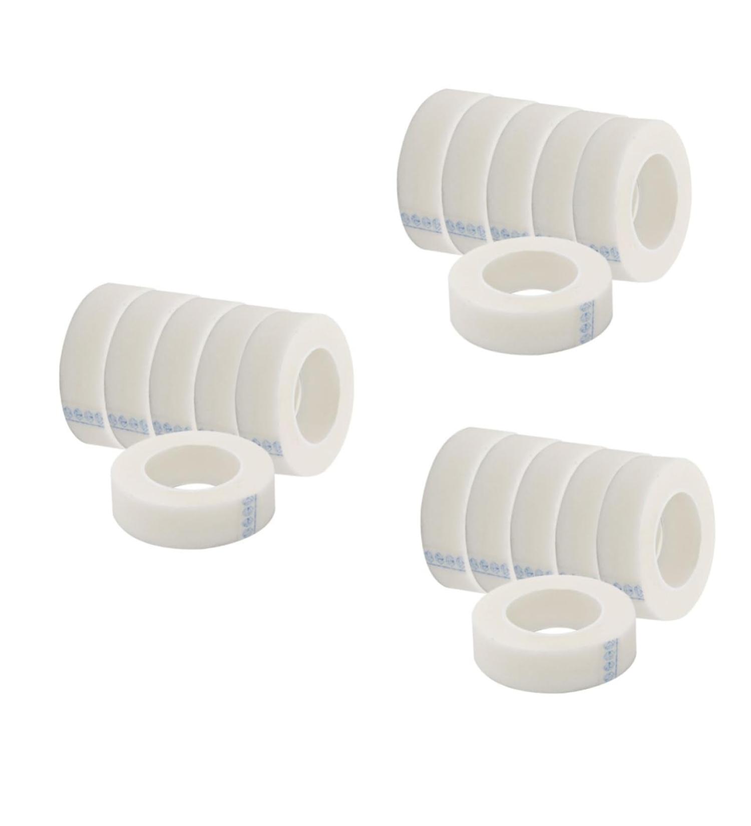 FOMIYES 18 Rolls Eyelash Make Lash Extension Tape Breathable Lash Tape Lash Extensions Tape Lash Extension Supplies Tape for Fabric Tape White Extend Sensitive - Buy Online on GoSupps.com