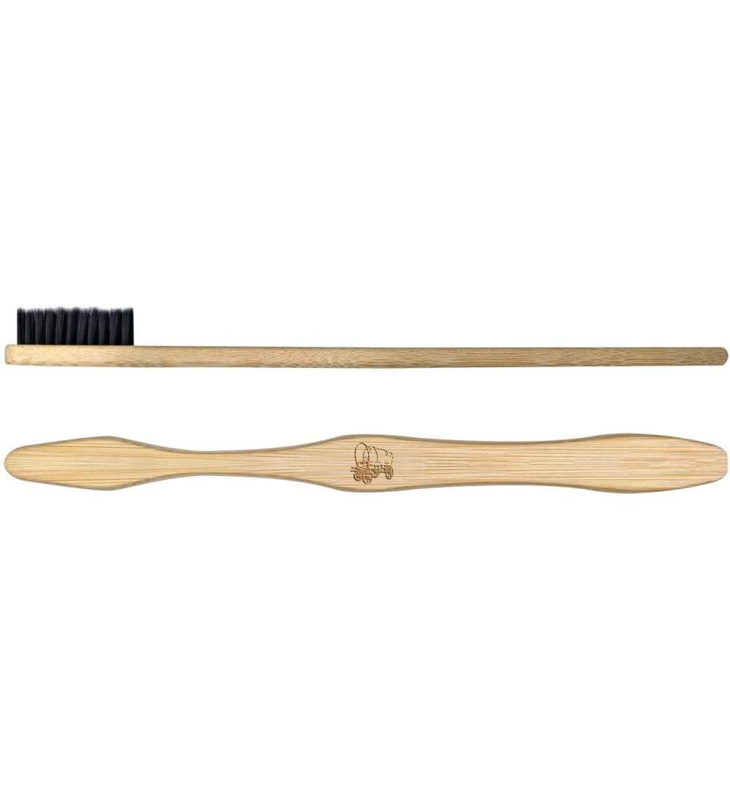Eco-Friendly Azeeda Covered Western Wagon Bamboo Toothbrush - International Shipping Available - Buy Online on GoSupps.com