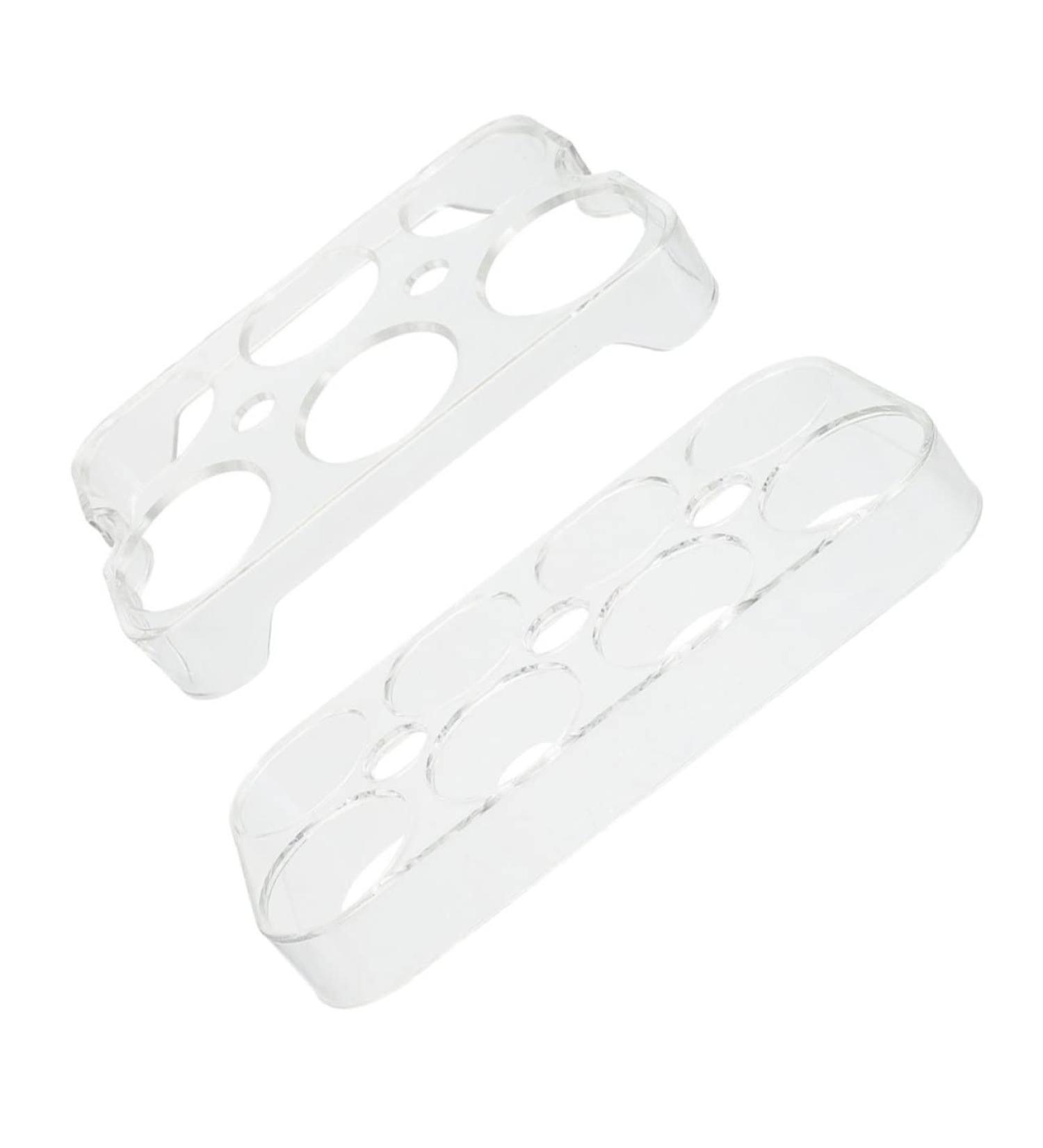 Hemobllo 2pcs Egg Shelf Egg Holder for Fridge Container with Lid Egg Support Shelf Egg Plate Refrigerator - Buy Online on GoSupps.com