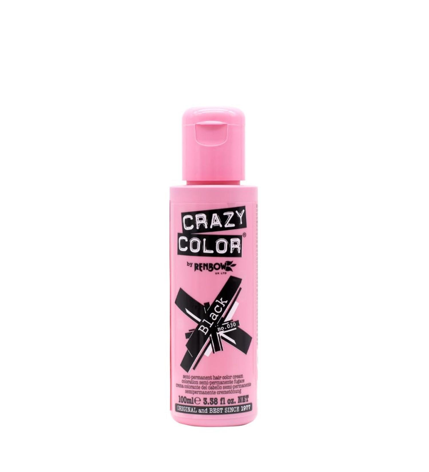Crazy Color Crazy Color Black No 030 100 ml - Nera Crema Colouring