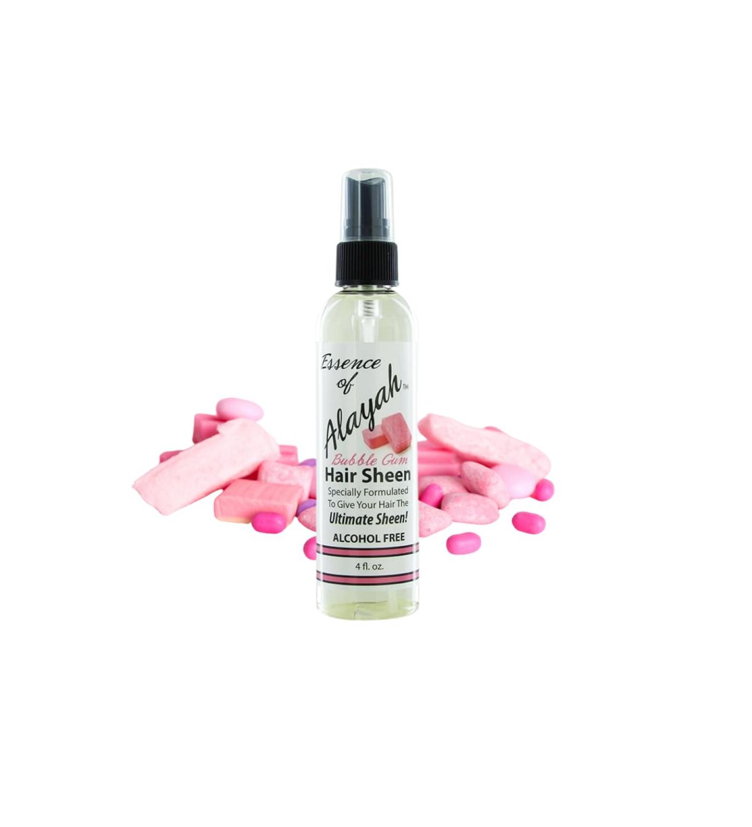 Bubble Gum Scented Hair Sheen Spray for All Hair 4oz | Alcohol-Free Hair Shine Spray for Natural & Chemically Treated Hair | Hydrating Hair Oil Spray for Dry Damaged Hair - Buy Online on GoSupps.com