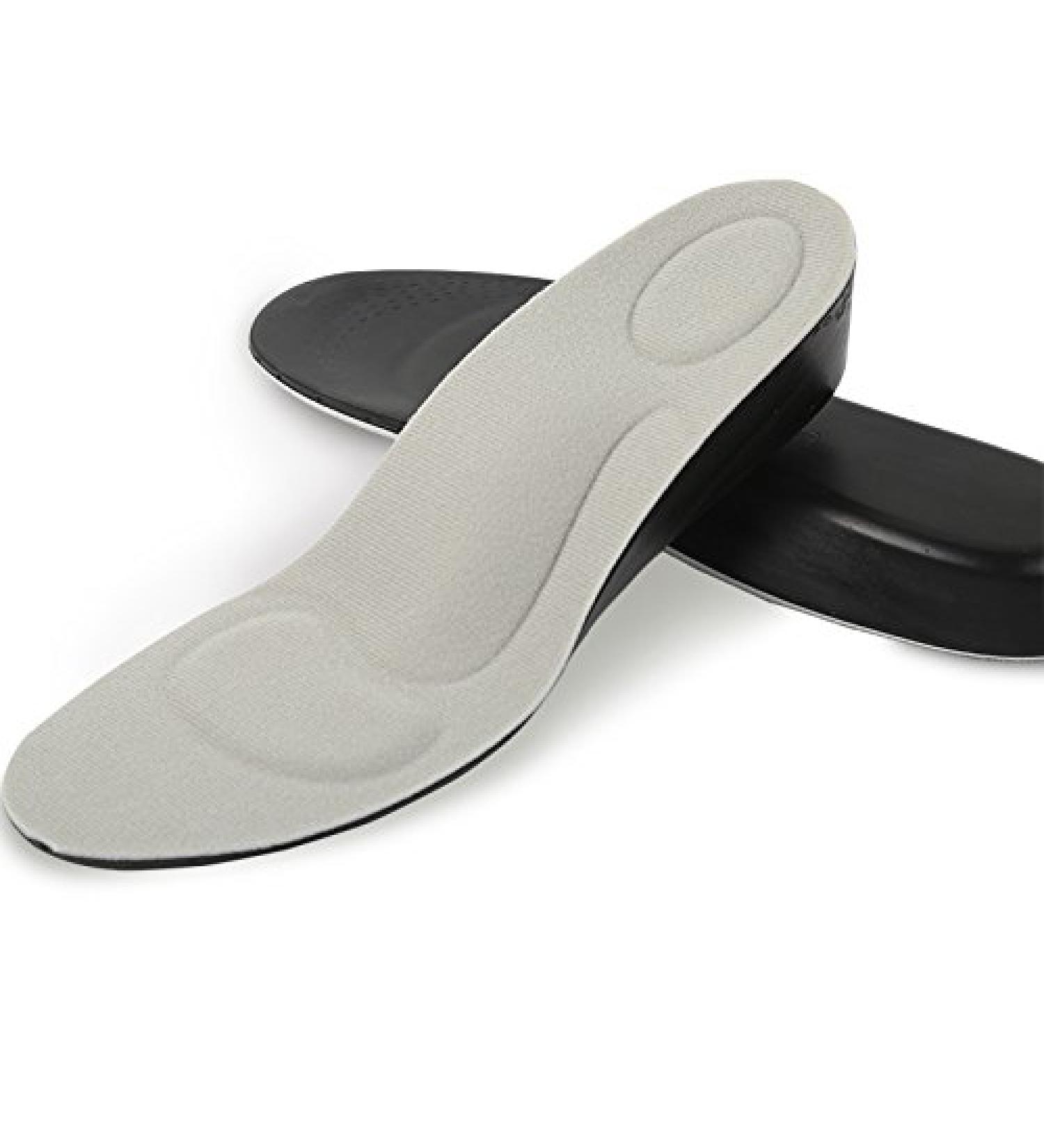 Height Increase Orthotic Insoles - Full Length Arch Support Inserts (Size 8.5-11.5) for Sports & Daily Use - Buy Online on GoSupps.com