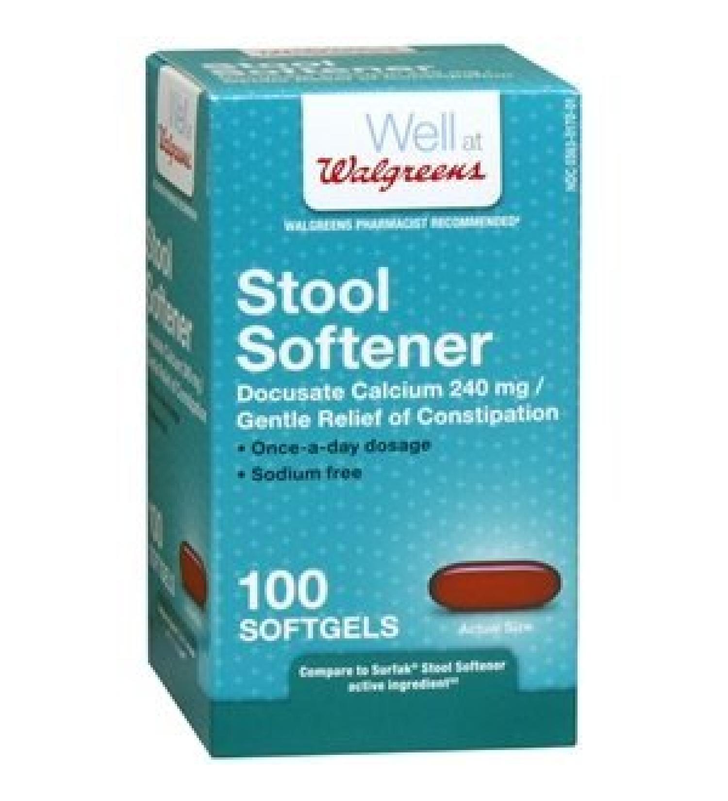 Walgreens Stool Softener Softgels 100 ea