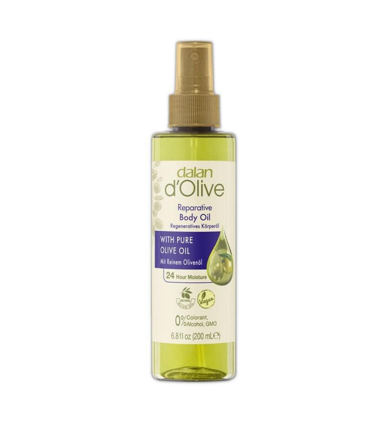 Organic Olive Dalan Olive Oil Body Oil - Nourishing & Hydrating | International Shipping Available - Buy Online on GoSupps.com