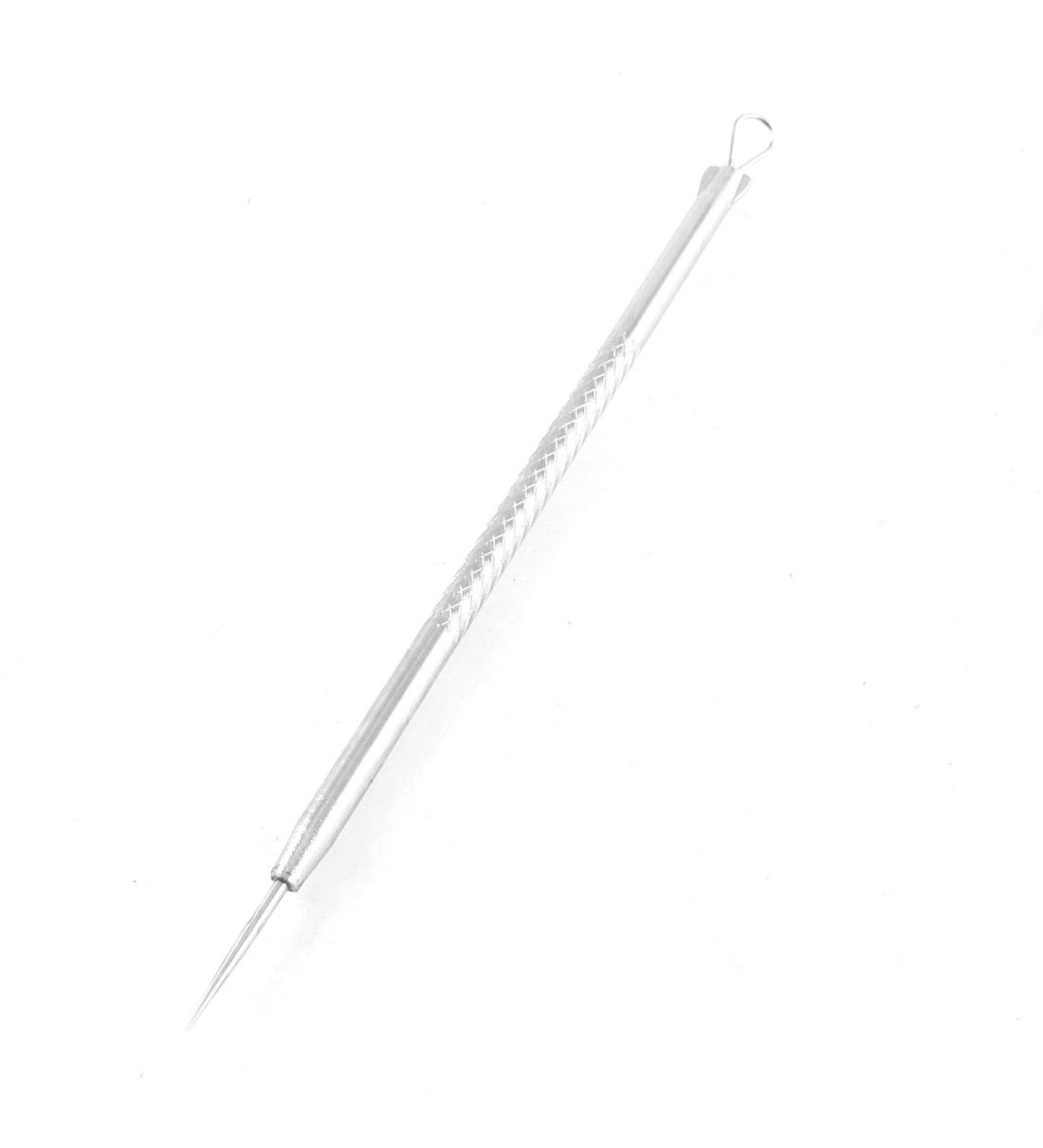Qtqgoitem Metal Makeup Face Care Comedone Whelk Extractor Removing Acne pin Silver Tone (Model: e6d b94 598 9fc 6dd)