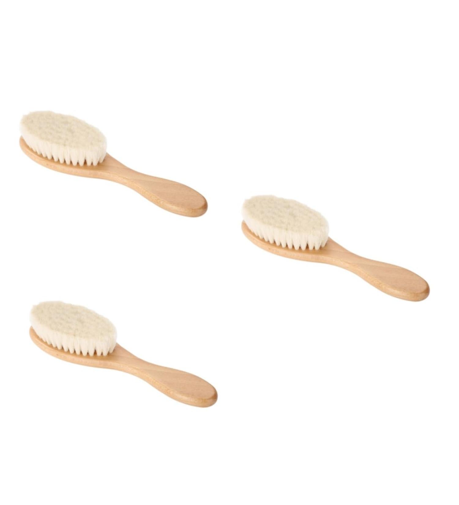 Beaupretty 3-St Bartbrush | Premium Wool Beard Brush for Smoothing Grooming & Styling | Ideal for Beard Balm & Gladding - Buy Online on GoSupps.com
