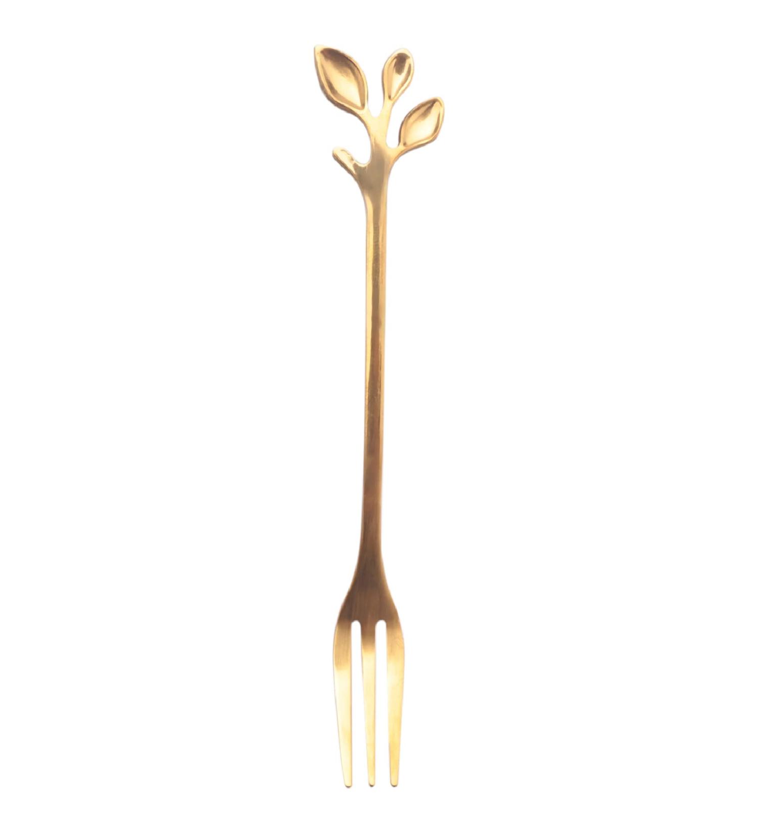 Xeodaun 20Pcs Stainless Steel Flatware Fruit Fork Dinnerware Appetizer Snack Dessert Fork Kitchen Tableware Leaf Shape - Buy Online on GoSupps.com
