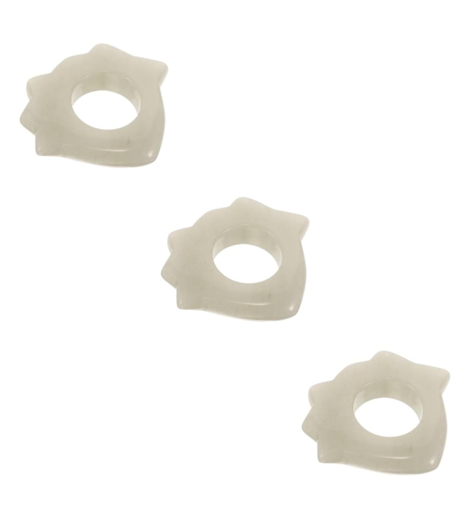 Didiseaon 3pcs Guasha Tool for Face Tool for Face Gua Sha Stone Tools Jade Skincare Essentials 6.20X5.50X0.90CMx3pcs As Shownx3pcs - Buy Online on GoSupps.com