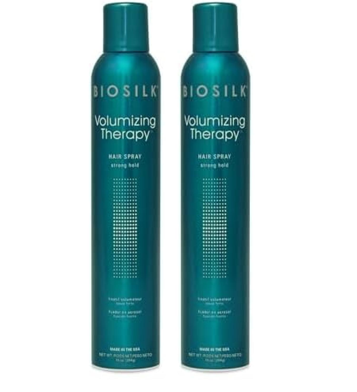 Biosilk Volumizing Therapy Hair Spray 10 Ounce (Pack of 2) - Buy Online on GoSupps.com