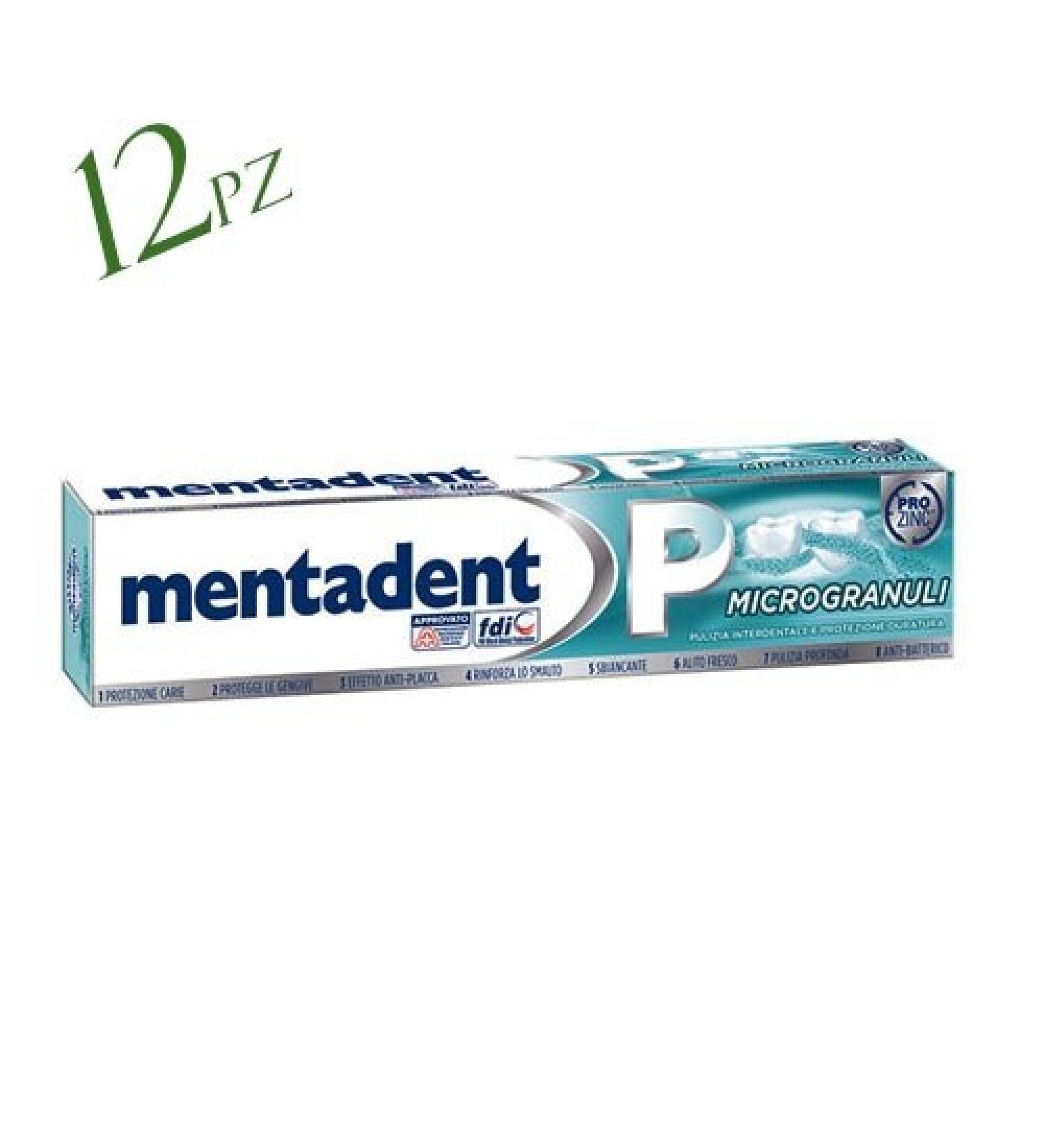 Mentadent MENTADENT P MICROGRANNULE TOOTHPASTE 12 x 75 ml