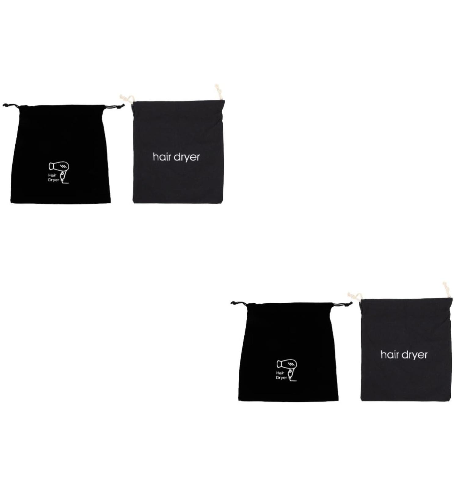 PLAFOPE 4 Pcs Hair Dryer Storage Bag Dustproof Storage Bag Mini Travel Hair Dryer Hair Dryer Holder Fabric - Buy Online on GoSupps.com