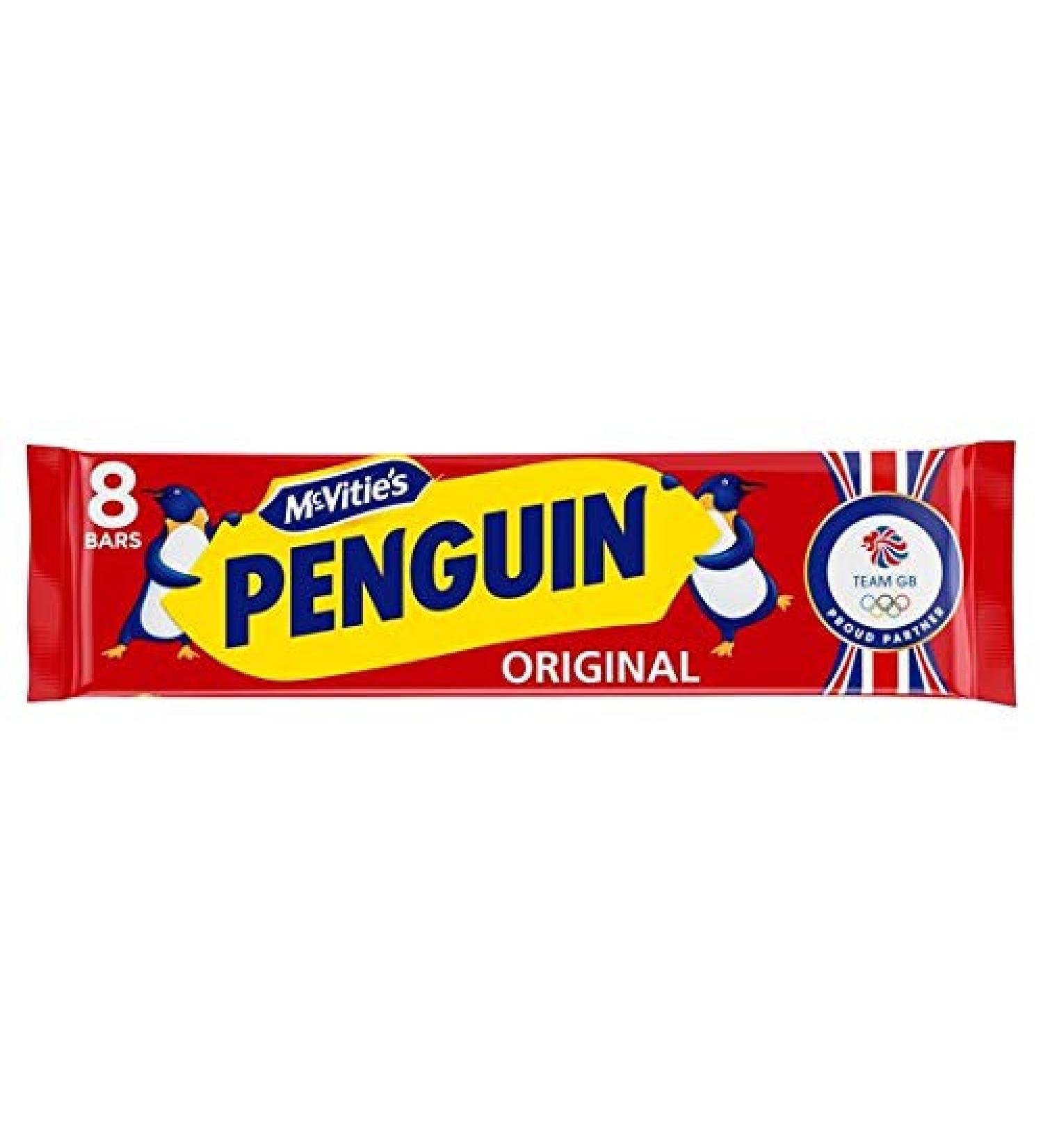 McVitie's McVities Penguin Milk Chocolate Cookie Bars