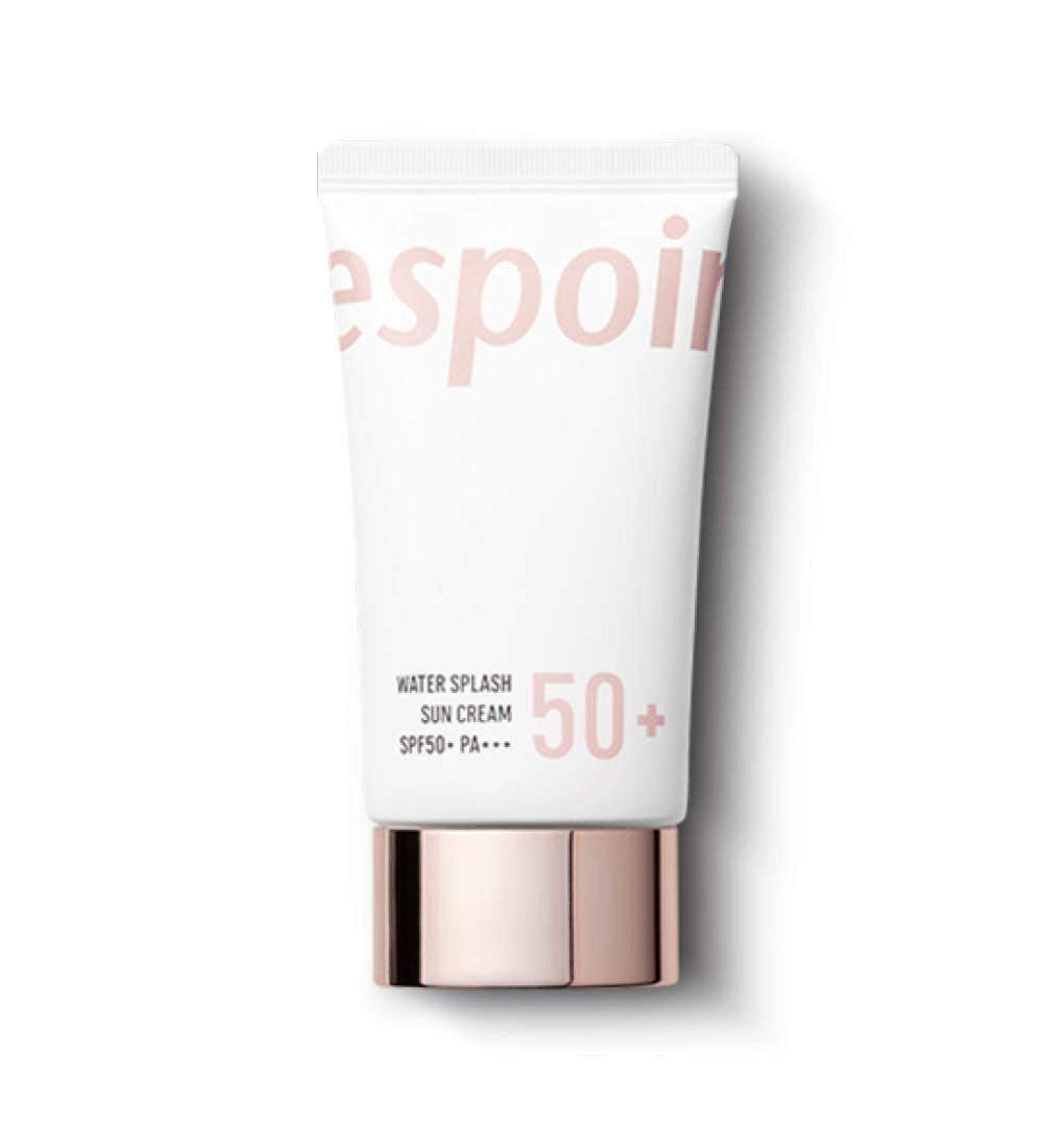 Espoir Water Splash Suncream 60ml - Korean Cosmetics | SPF 50, Hydrating Formula - Buy Online on GoSupps.com