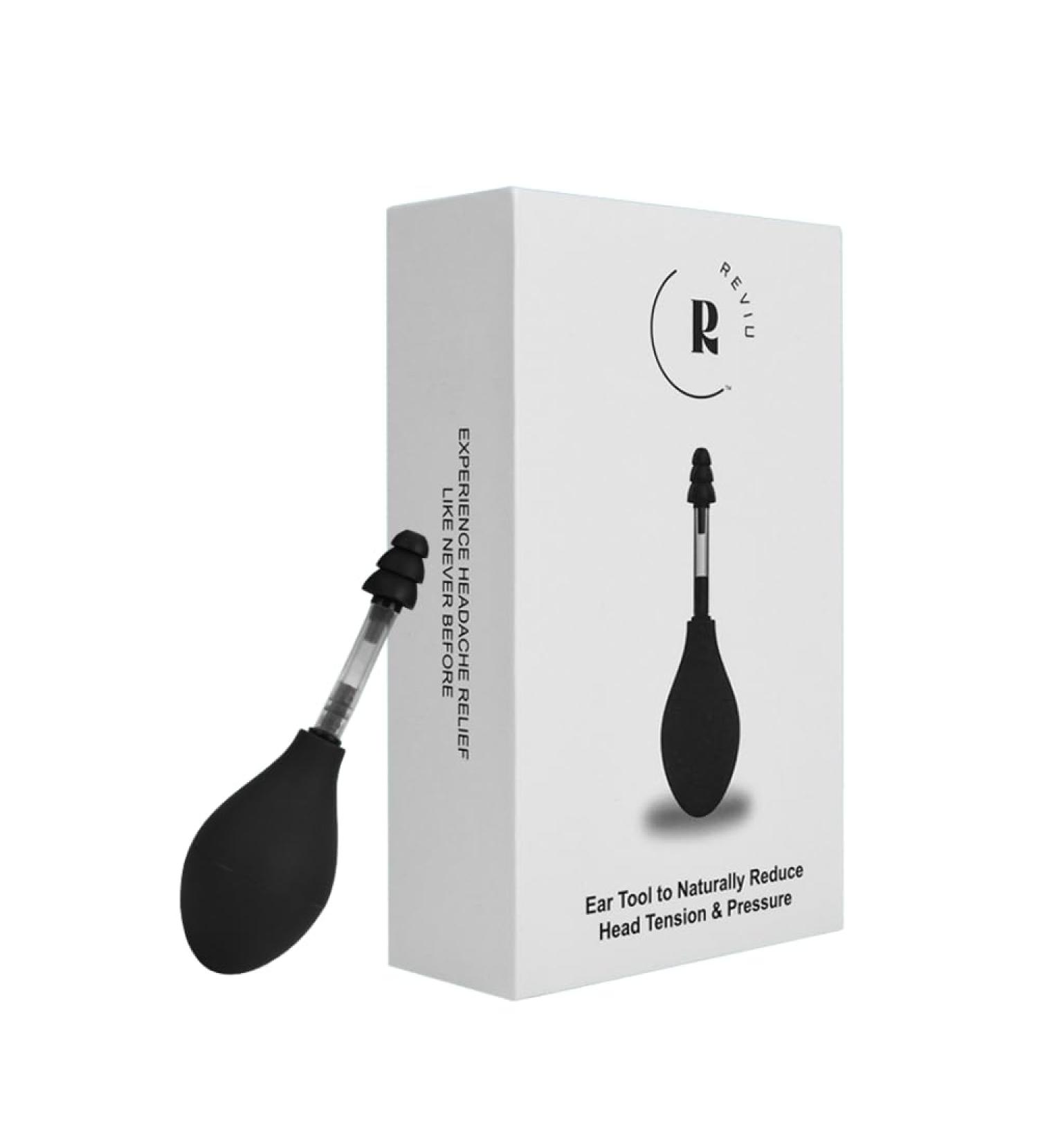 Ear Pressure Relief Device Headache Relief Tinnitus & Sinus Congestion Relief Drug-Free Easy-to-Use Portable Ear Pressure Unblocking for Clearer Hearing & Reduced Ringing Black - Buy Online on GoSupps.com