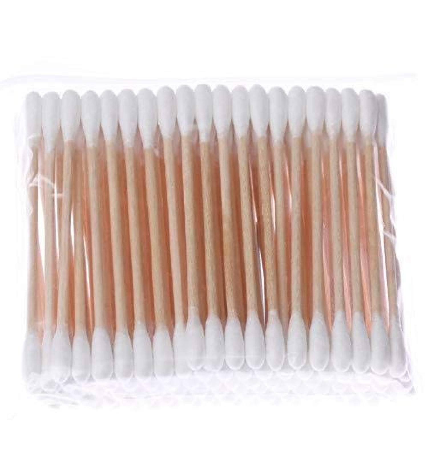 Depory Cotton Swabs with Wooden Handles - 200 Pack | Eco-Friendly & Biodegradable | International Shipping Available - Buy Online on GoSupps.com