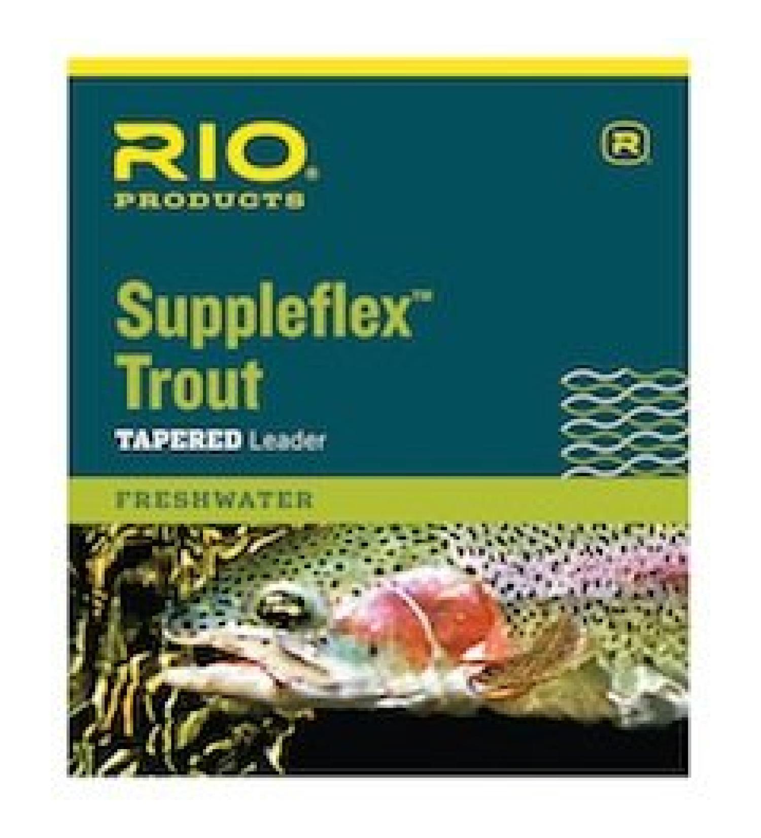 Rio Fishing Products Suppleflex Trout Leaders, 3 Pack 9ft - 5X - 3 Pack