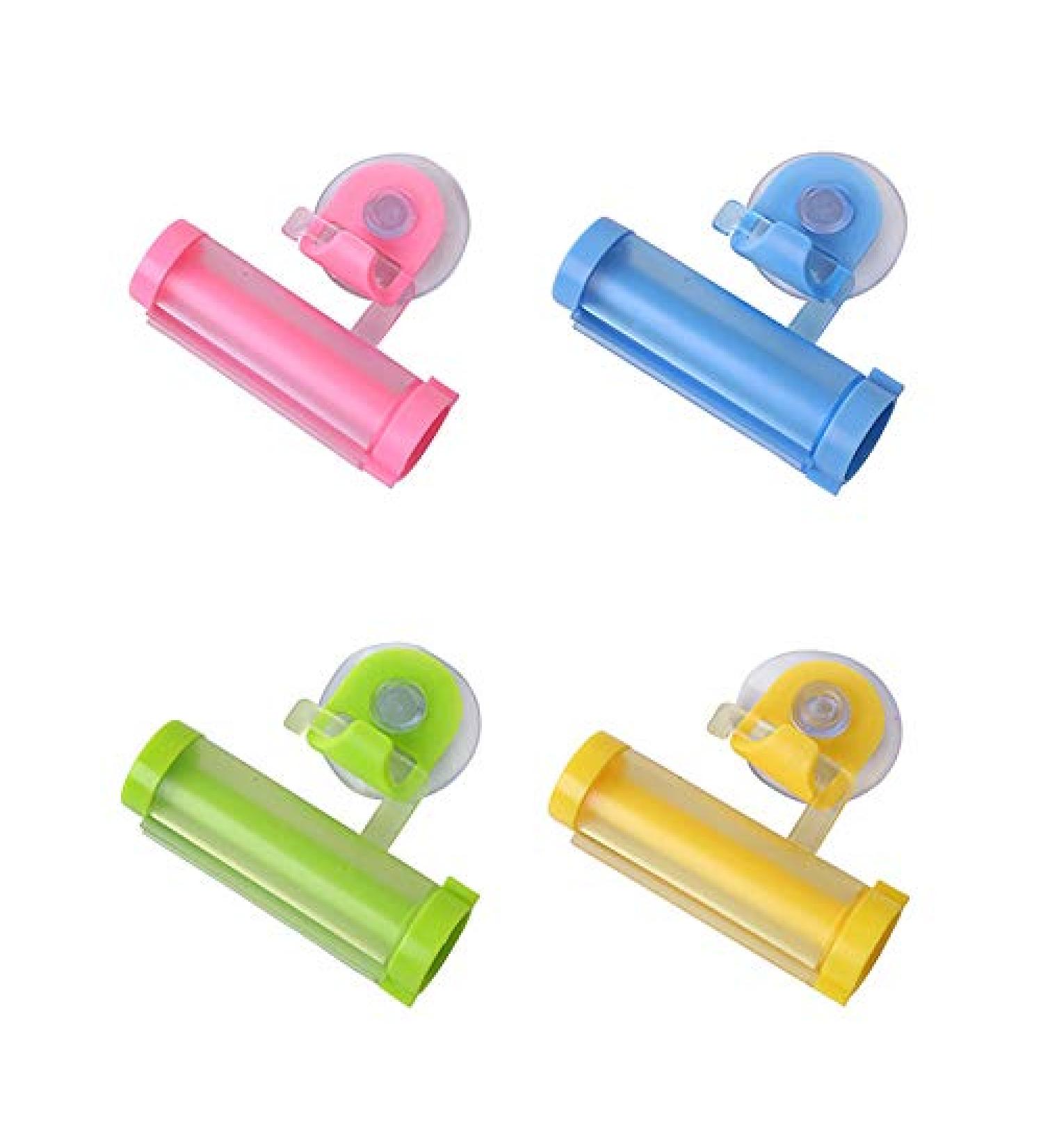 Toothpaste Squeezer Dispenser Tooth Paste Holder Plastic Rolling Tube Toothpaste Squeezer Toothpaste Seat Holder Stand Rotate Toothpaste Dispenser for Bathroom - Buy Online on GoSupps.com