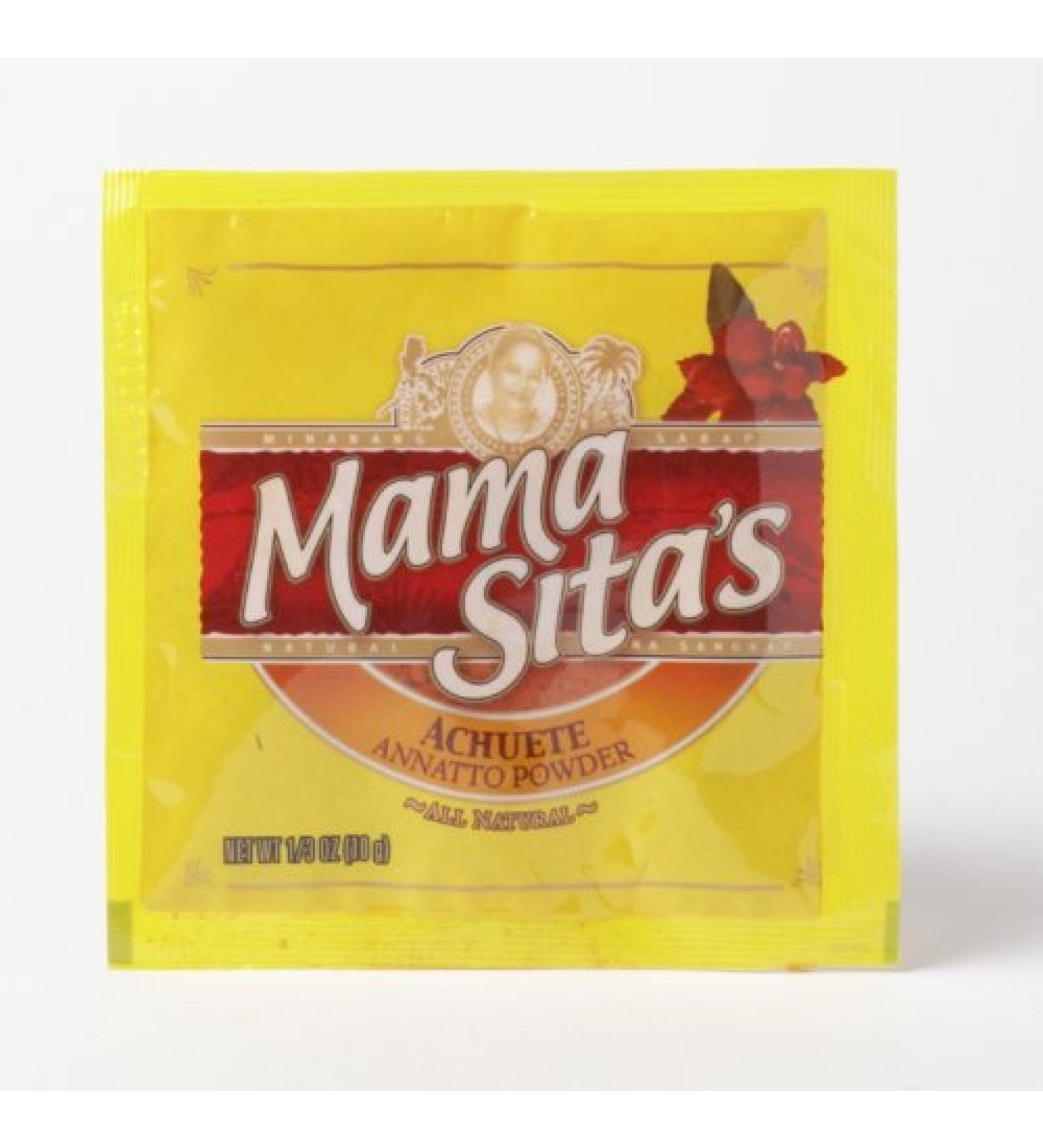 Annato Powder (All Natural Food Coloring) - 0.33oz (Pack of 12) by Mama Sita's