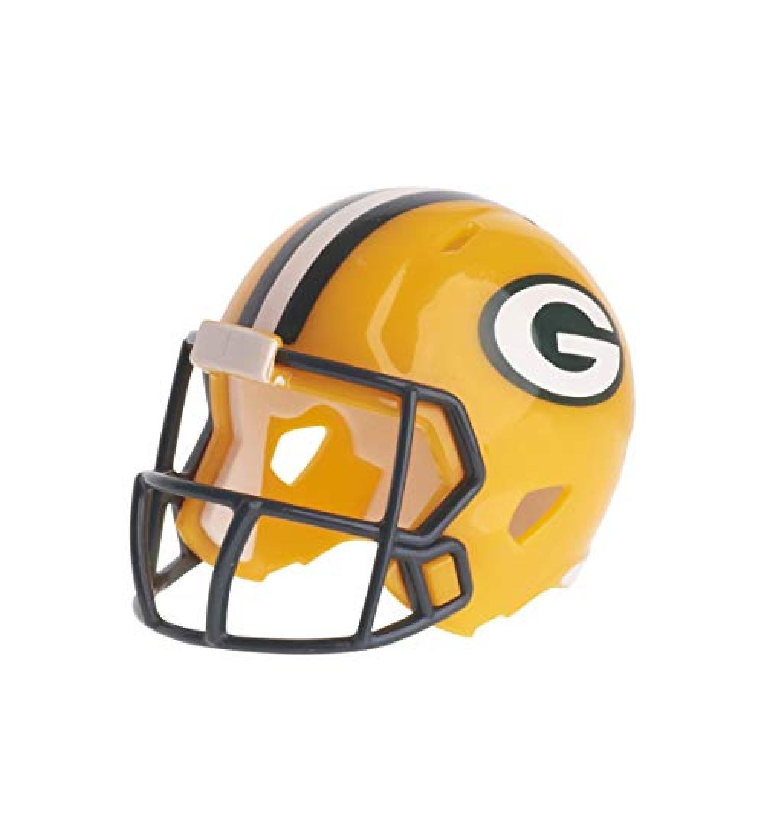Green Bay Packers NFL Riddell Speed Pocket PRO Micro/Pocket-Size/Mini Football Helmet - Buy Online on GoSupps.com