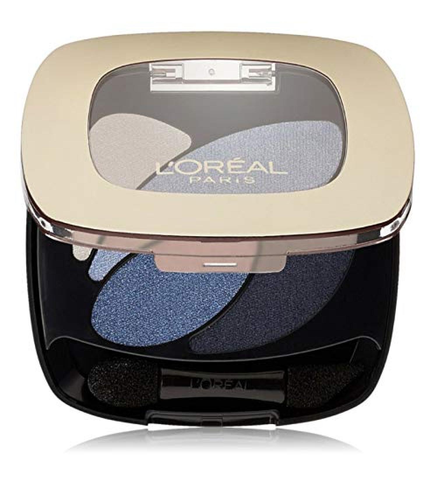 L'Or al Paris Colour Riche Dual Effects Eye Shadow  Eternal Blue  0.12 oz. 280 Eternal Blue