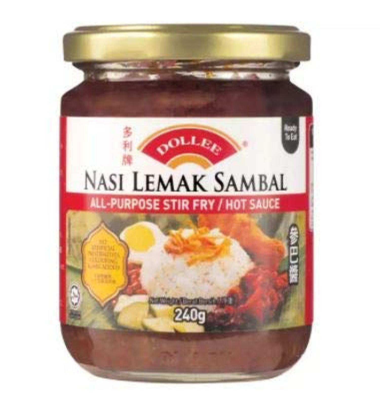 Nasi Lemak Sambal Stir Fry Sauce - 200g (1 Pack) - Buy Online on GoSupps.com