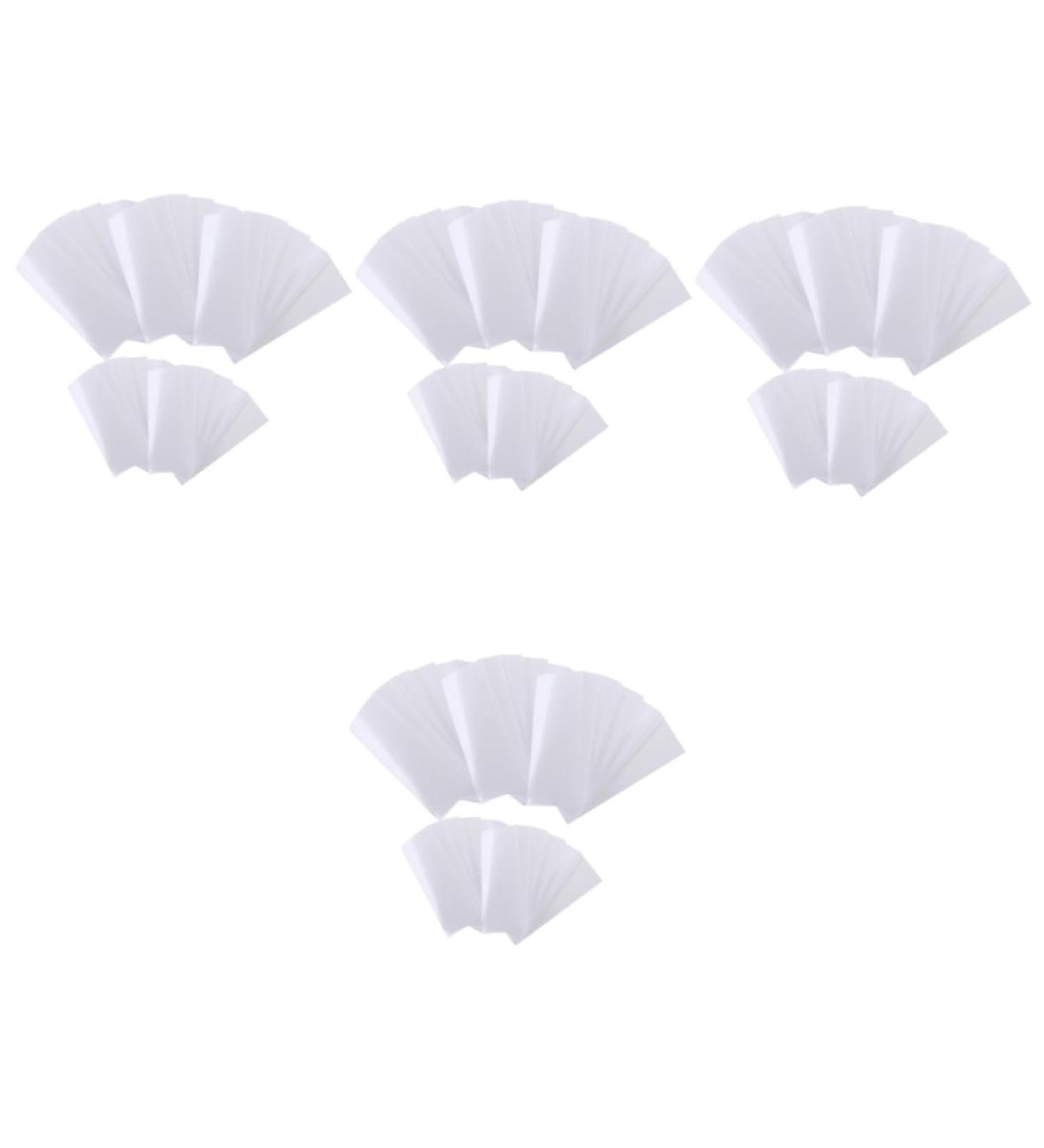 Minkissy 4PCS Wax Paper Strips for Hair Removal & Nail Cleaning Facial & Manicure Tool | International Shipping Available - Buy Online on GoSupps.com