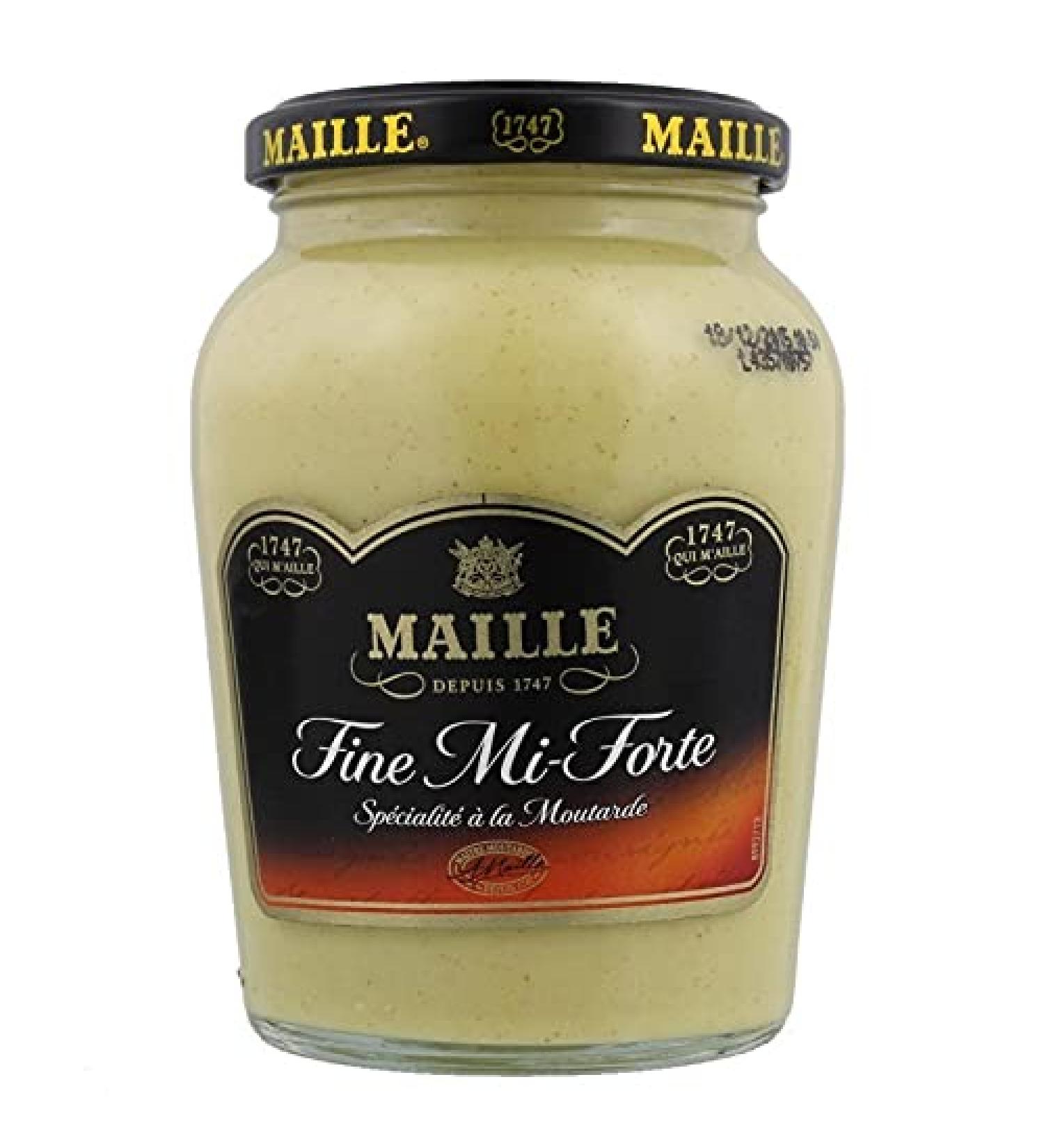 Maille Fine Mi-Forte Mustard Speciality 355g (Pack of 6)