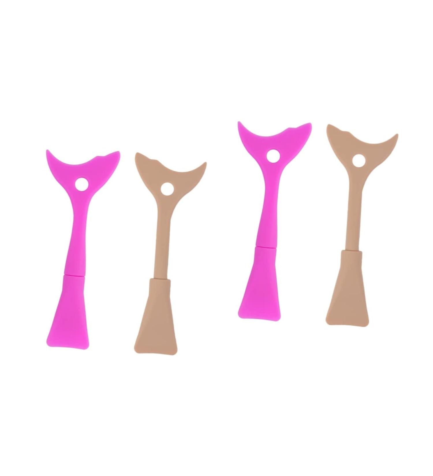 minkissy 4pi ces Outils De Maquillage Pour Yeux De Prot ge-liner Silicone Applicateur Polyvalent Pour Mascara Et Ombre Paupi res Pour D butants Et Professionnels 15x3.2cmx2pcs - Buy Online on GoSupps.com