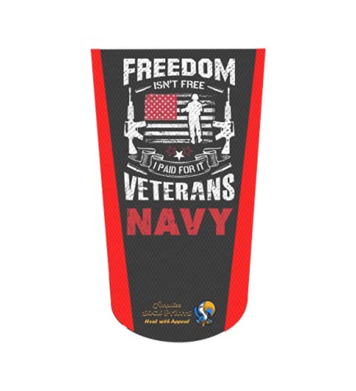 Amputee Stump Sock: Freedom Isn't Free Navy Red V1 3Ply - Heal with Appeal - Buy Online on GoSupps.com