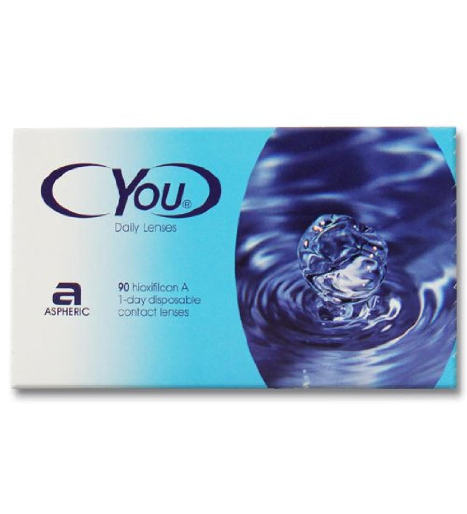 Cyou Daily lenses daily lenses soft 90 pieces / BC 8.7 mm / dia 14.2 / -3.75 diopttria -3.75 Dioptria 8.7 millimeters 14.2 millimeters 90