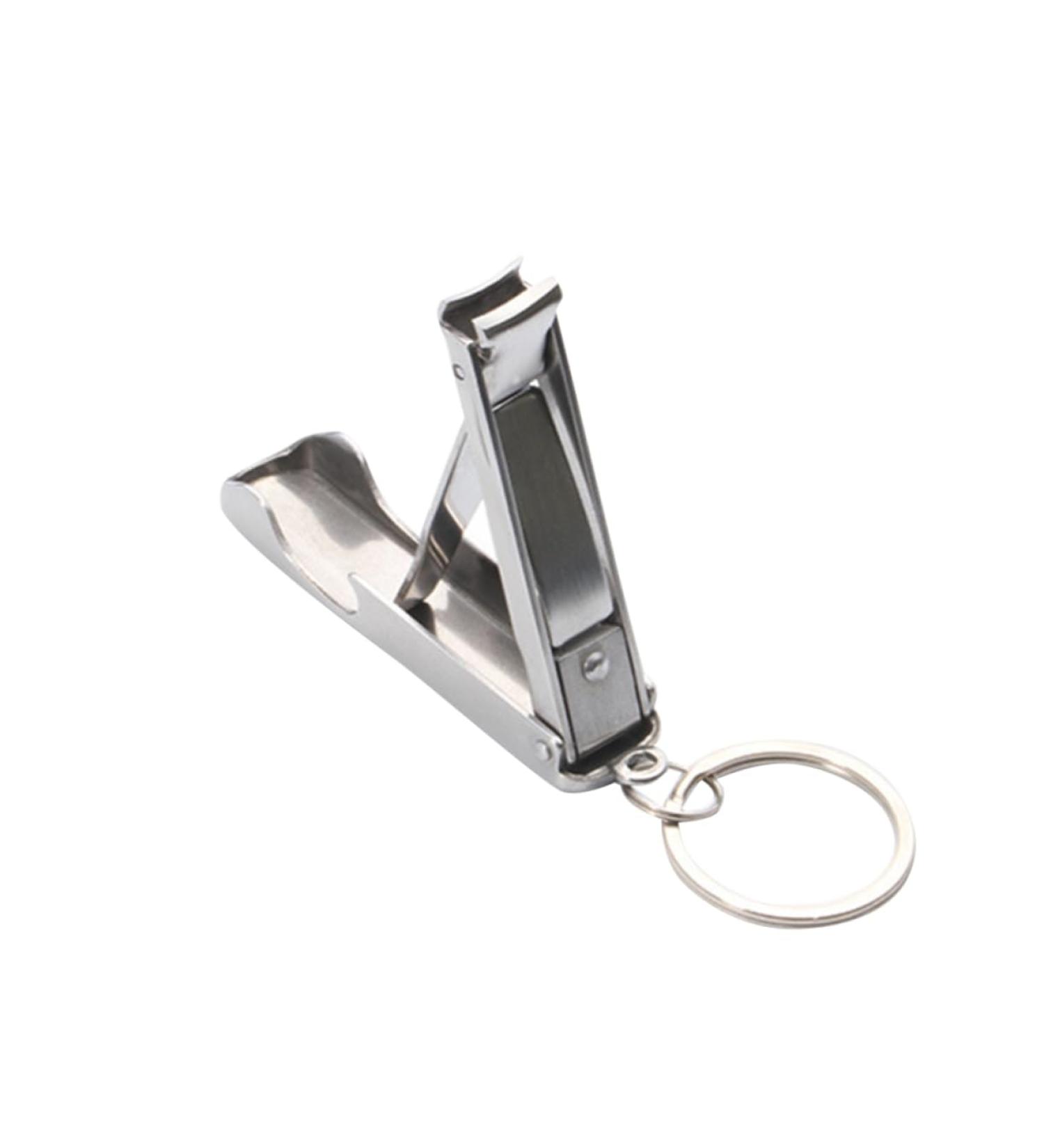 Stainless Steel INOXLM Nail Mitre Scissors Key Chain Lopper Key Chain Gesc Nail Clippers Key Ring Stainless Steel Bottle Opener - Buy Online on GoSupps.com