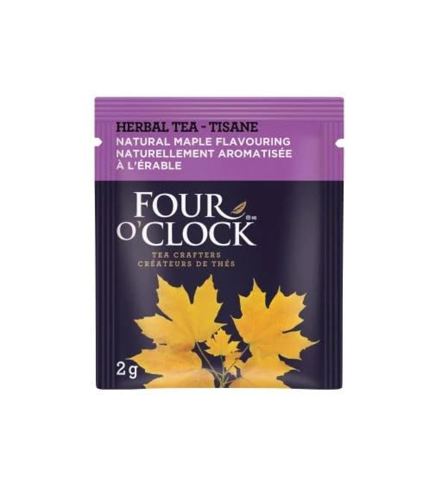 Four O'Clock Herbal Tea Maple Kosher Gluten-Free 80 Count 358g 80 Count (Pack of 1) Herbal Maple Tea - Buy Online on GoSupps.com