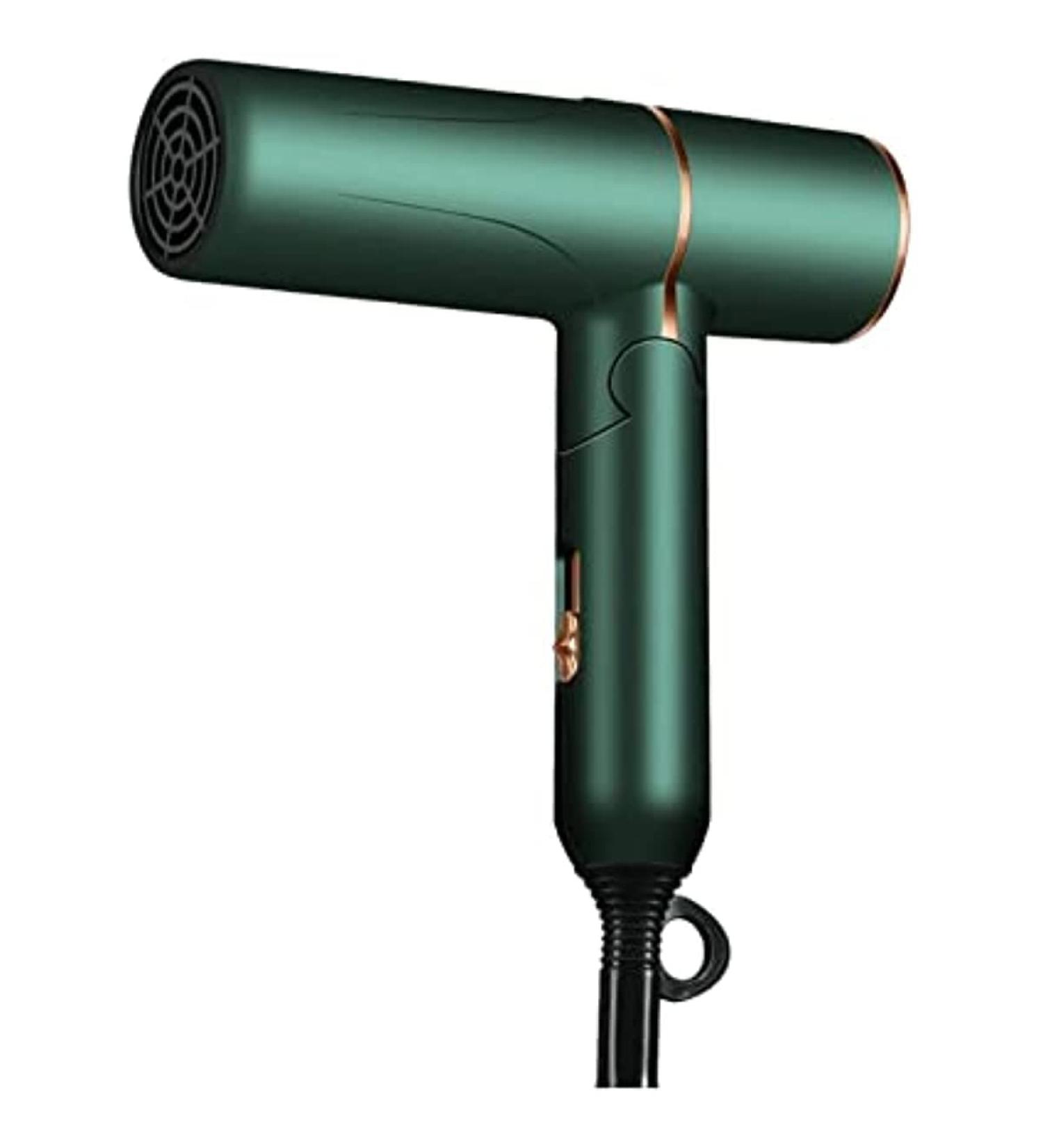 Foldable Small Hair Dryer with Diffuser Professional Ion Compact Travel Hair Dryer Portable 2 Speed/3 Heat Settings (Green) - Buy Online on GoSupps.com