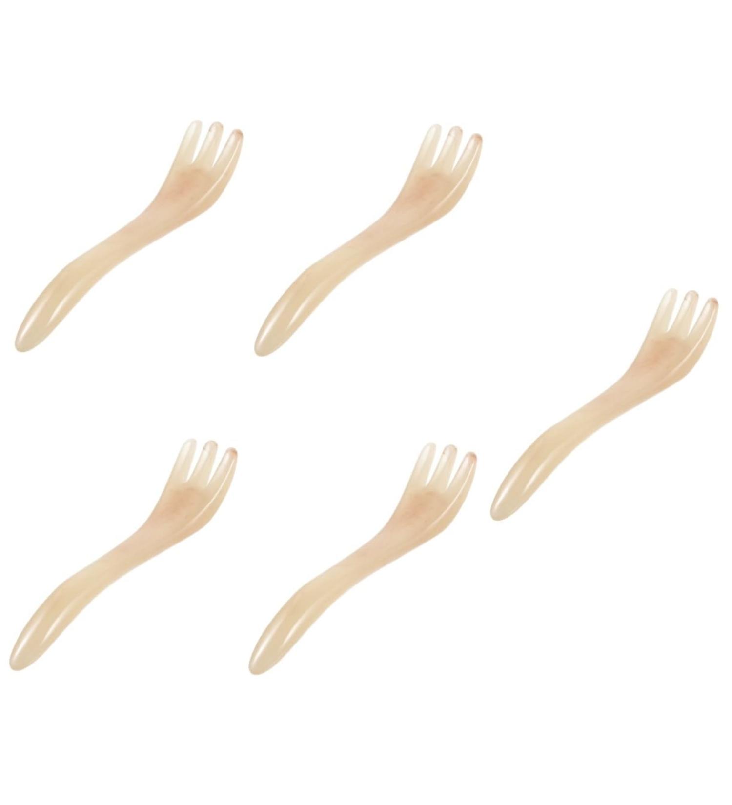 Tovinanna 5-St Scratch Comb - Sustainable Hairbrush & Massager for Circulation - Eco-Friendly Resin Hair Care - Buy Online on GoSupps.com