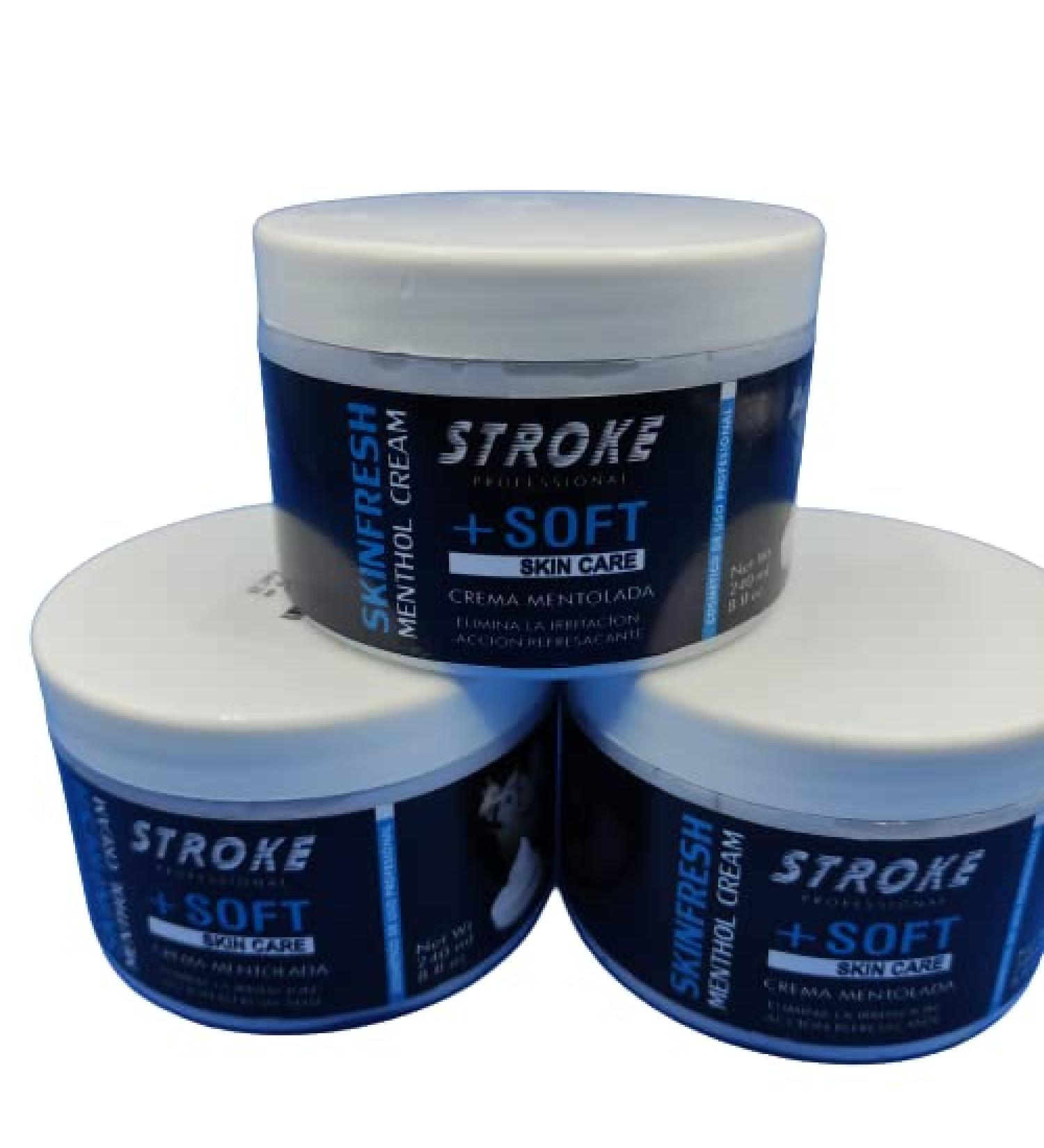 Set of 3 Menthol Skin Care Creams - 8 Oz - Softens Moisturizes Refreshes - International Shipping - Buy Online on GoSupps.com