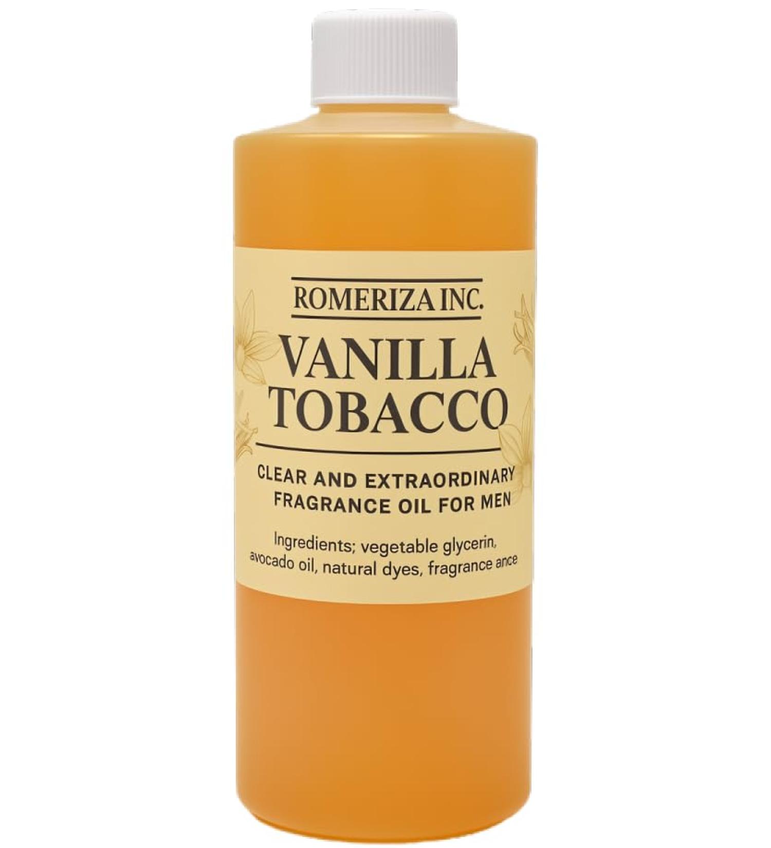 4 Fl Oz Vanilla Tobacco Fragrance Oil for Men, Our Interpretation Rich Blend, Concentrated Body and Perfume Oil, Long Lasting Uncut Formula for Home & Gifts 4 Fl Oz (Pack of 1) - Buy Online on GoSupps.com