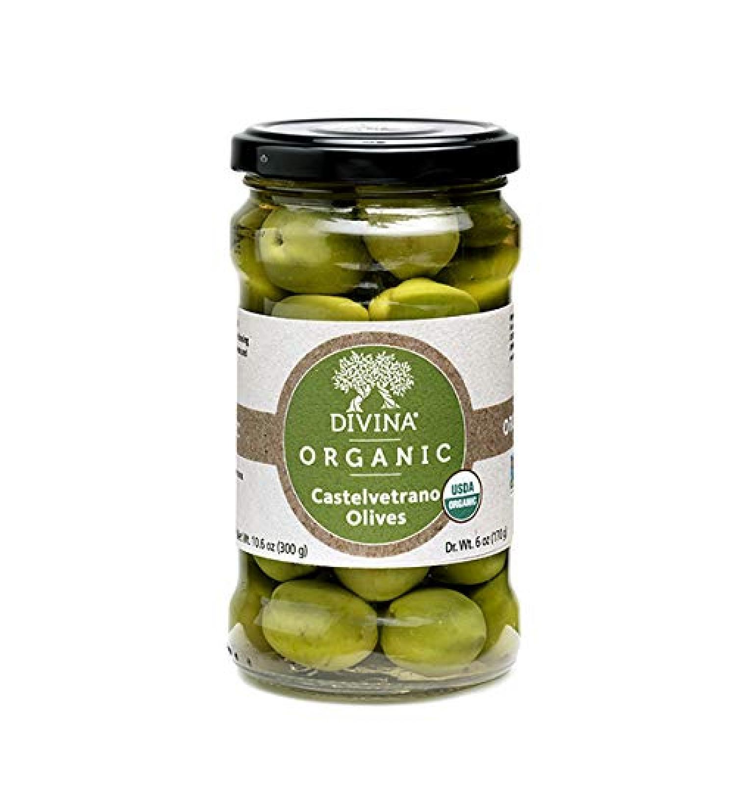 DIVINA Organic Castelvetrano Olives, 10.6 OZ