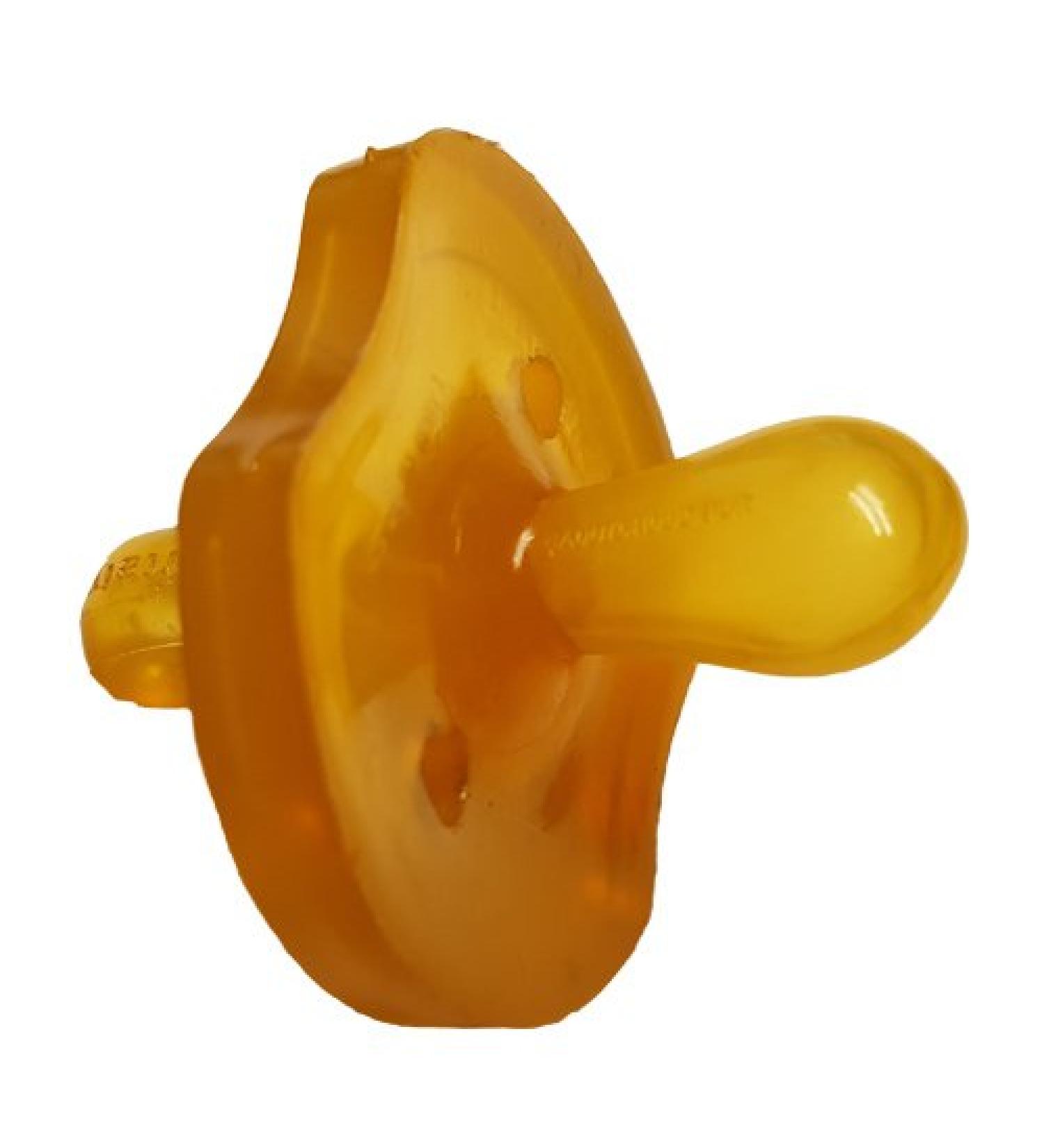 Pacifier teat made of natural rubber teardrop shape size M from 6 - 12 months