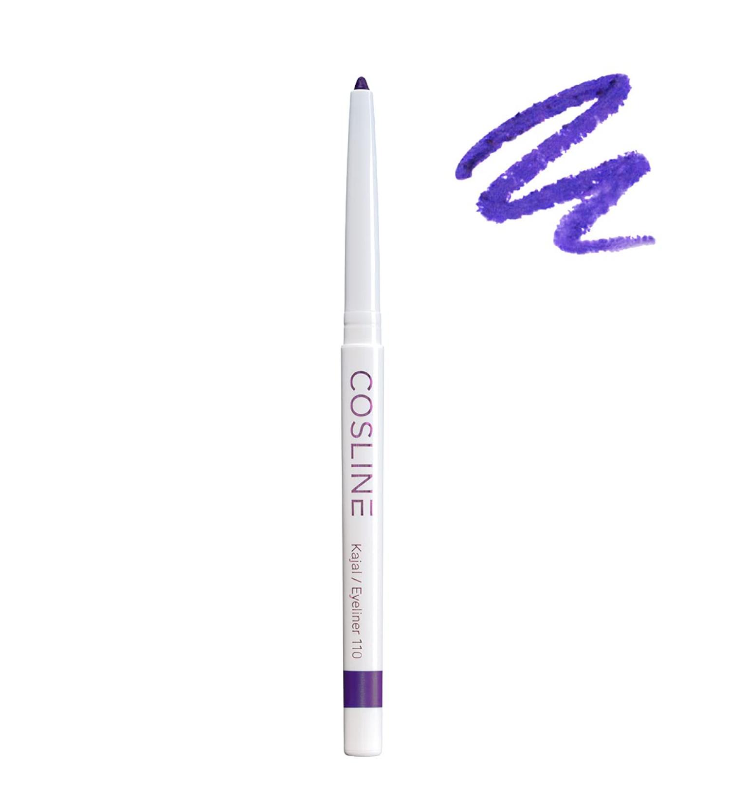 Cosline Kajal & Eyeliner No. 110 - Purple Waterproof Vegan Soft Application High Pigmentation | Made in Germany | International Shipping - Buy Online on GoSupps.com