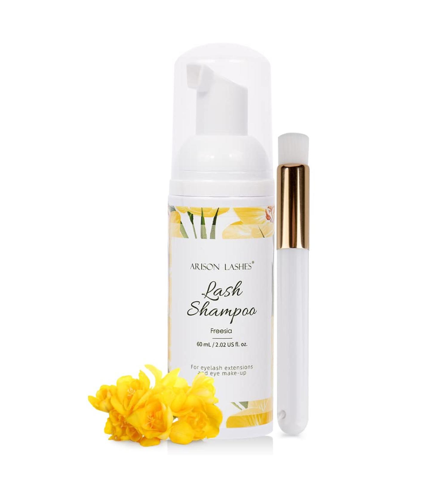 Eyelash Extension Cleaning Brush 60ml - Oil & Dust Removal for Salon & Home Use | Freesia Scent - Buy Online on GoSupps.com