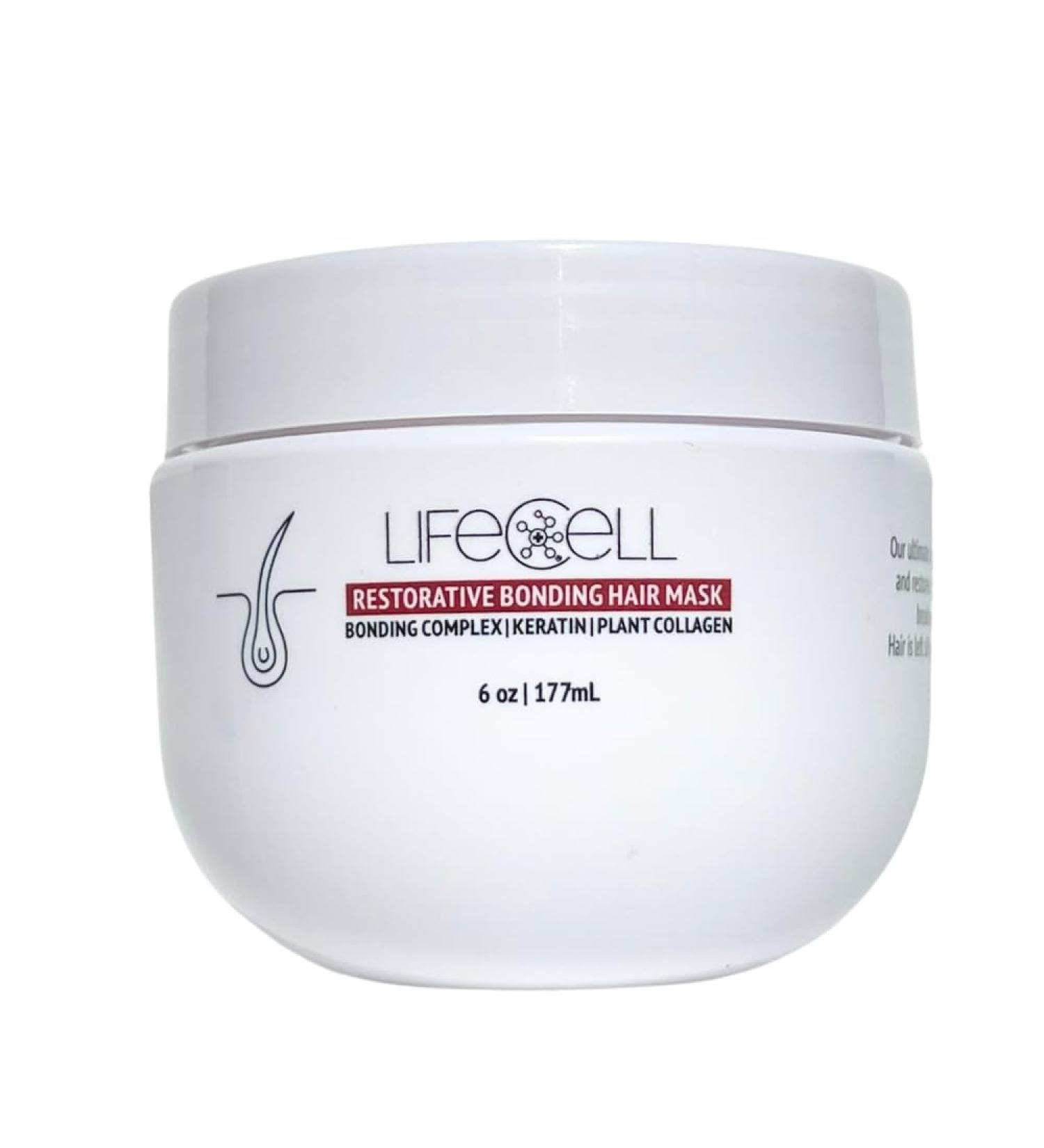 LifeCell Repairing Hair Mask | Restorative Bonding with Bioactive Peptides Keratin Plant Collagen Shea Butter & Coconut Oil - International Shipping Available - Buy Online on GoSupps.com