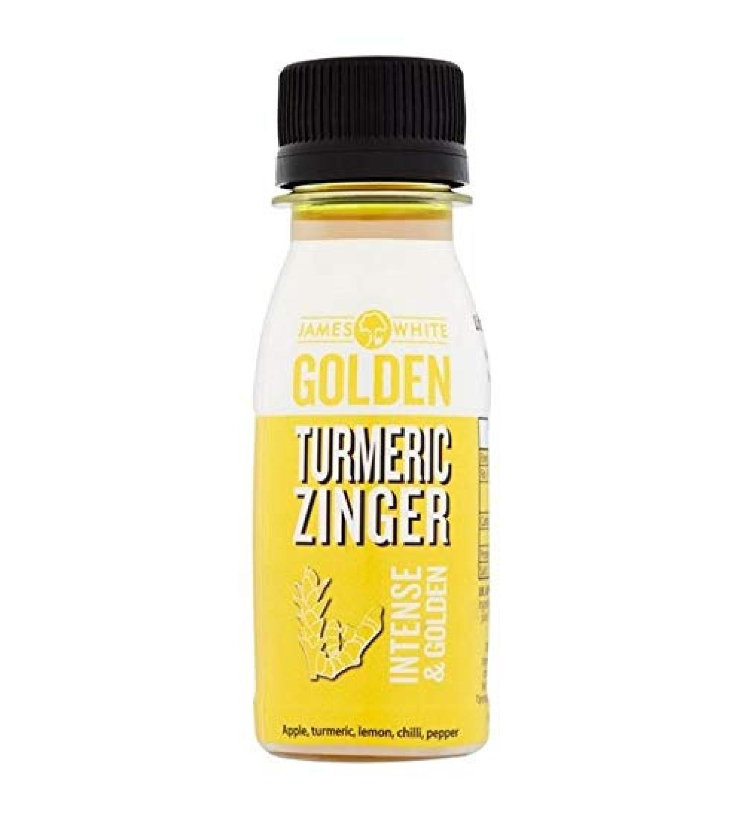 James Pack of 6 White Turmeric Juice Zinger Shot 70ml