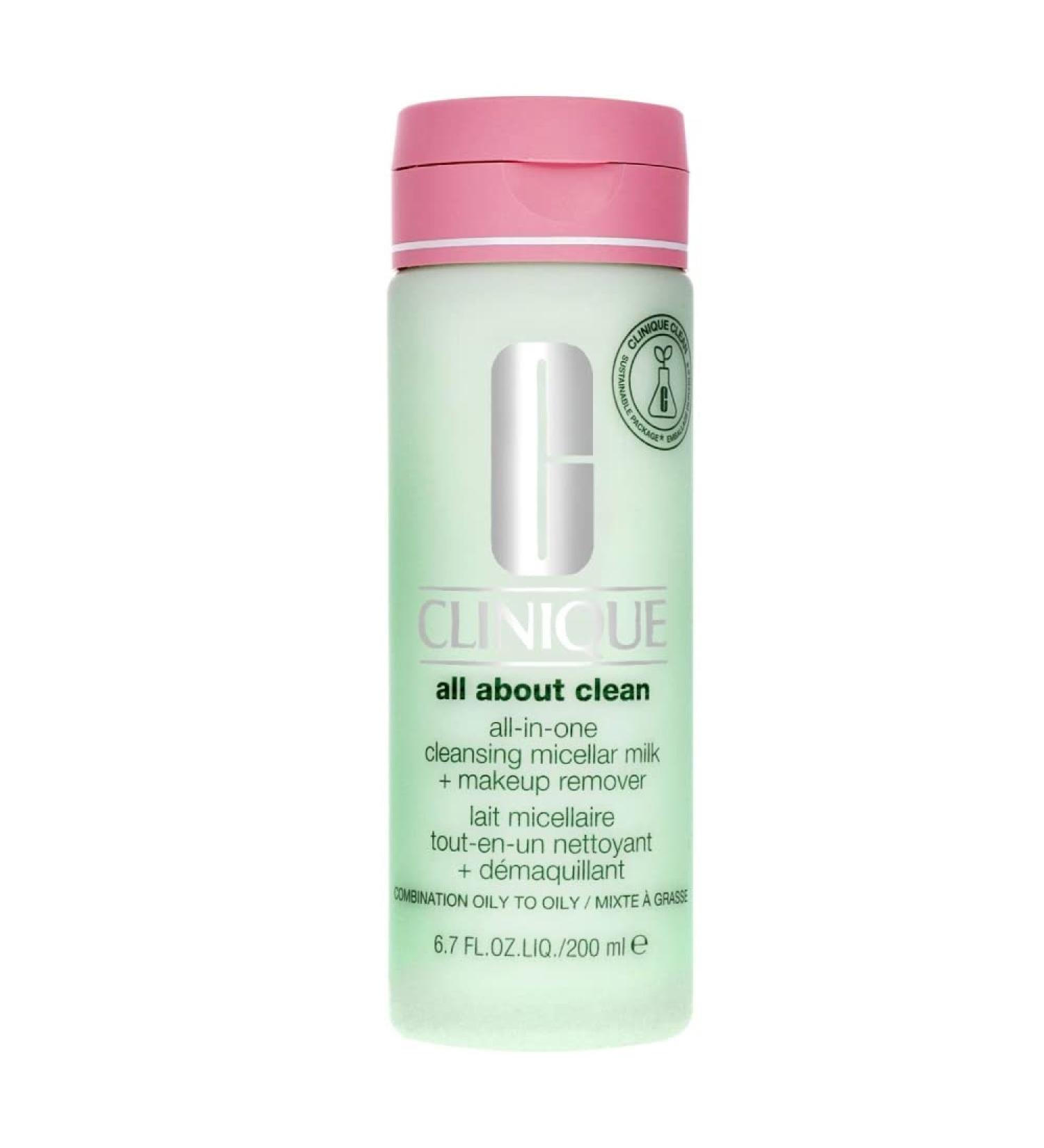 Clinique All About Clean Micellar Milk - 6.7 oz for Combination to Oily Skin Women - Buy Online on GoSupps.com