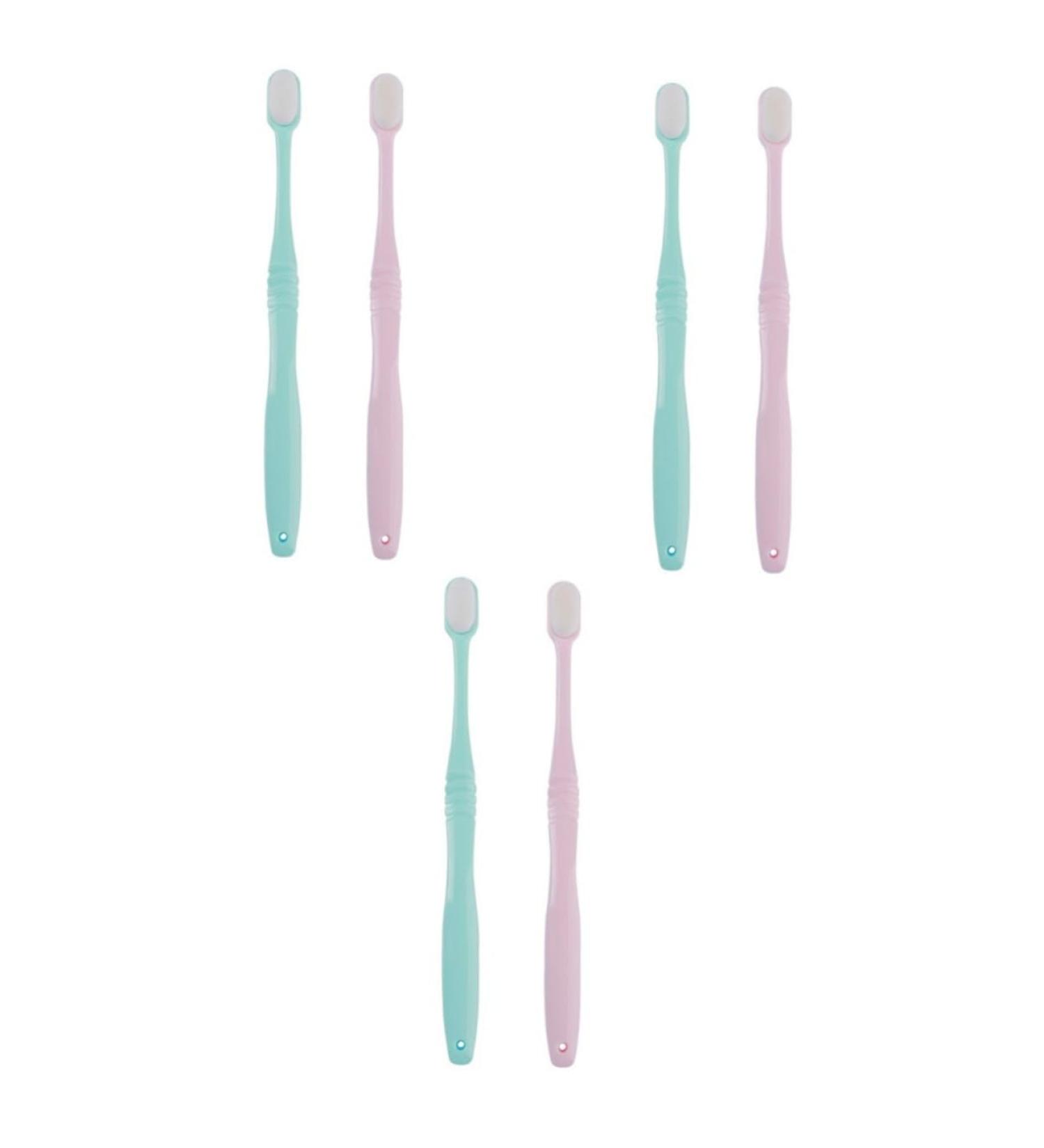 Buy Gatuida 6 Pcs Toothbrush Set for Adults - Durable & Eco-Friendly | International Shipping Available - Buy Online on GoSupps.com