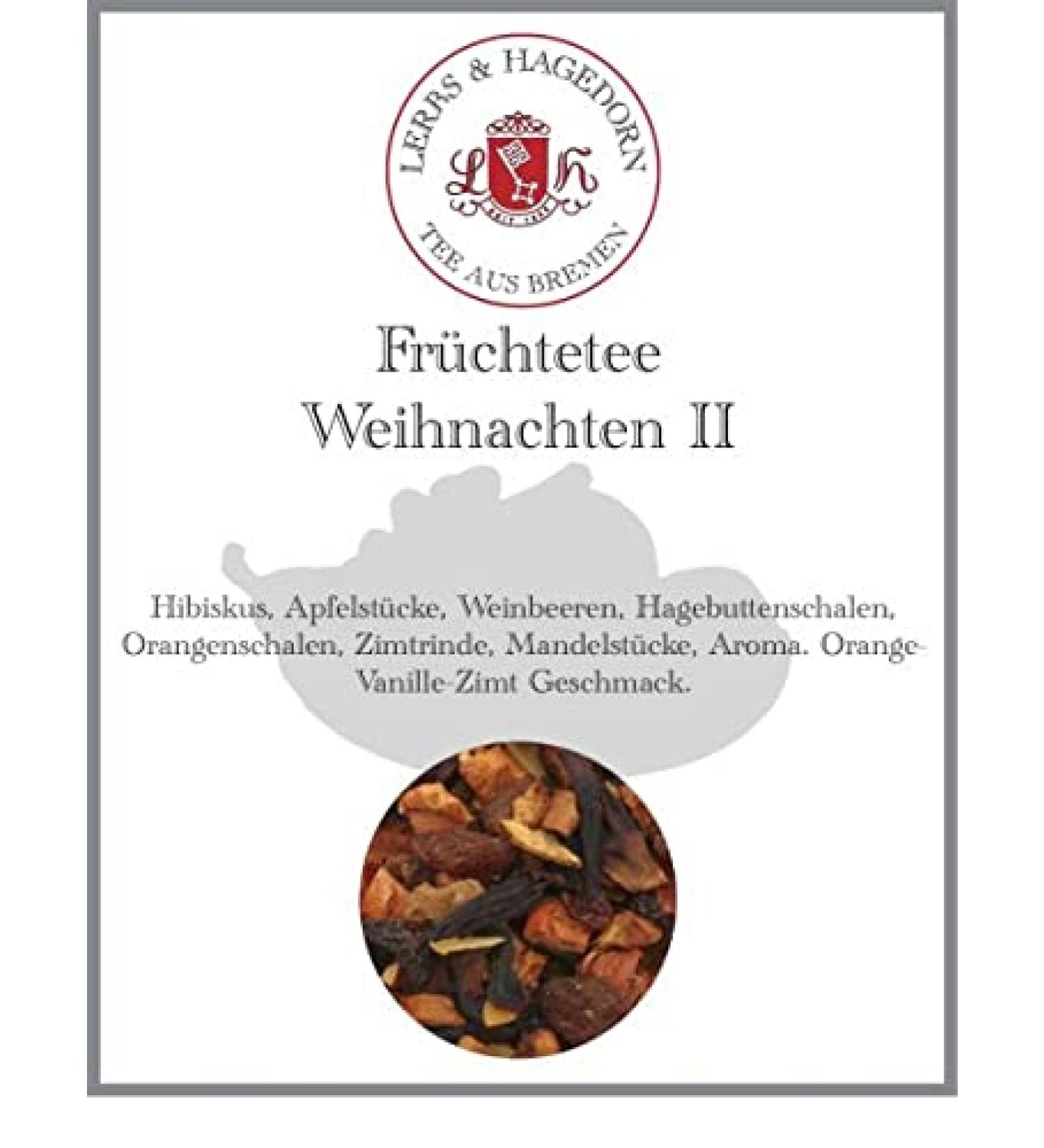  Lerbs & Hagedorn Christmas Fruit Tea II 250g - Buy Online on GoSupps.com